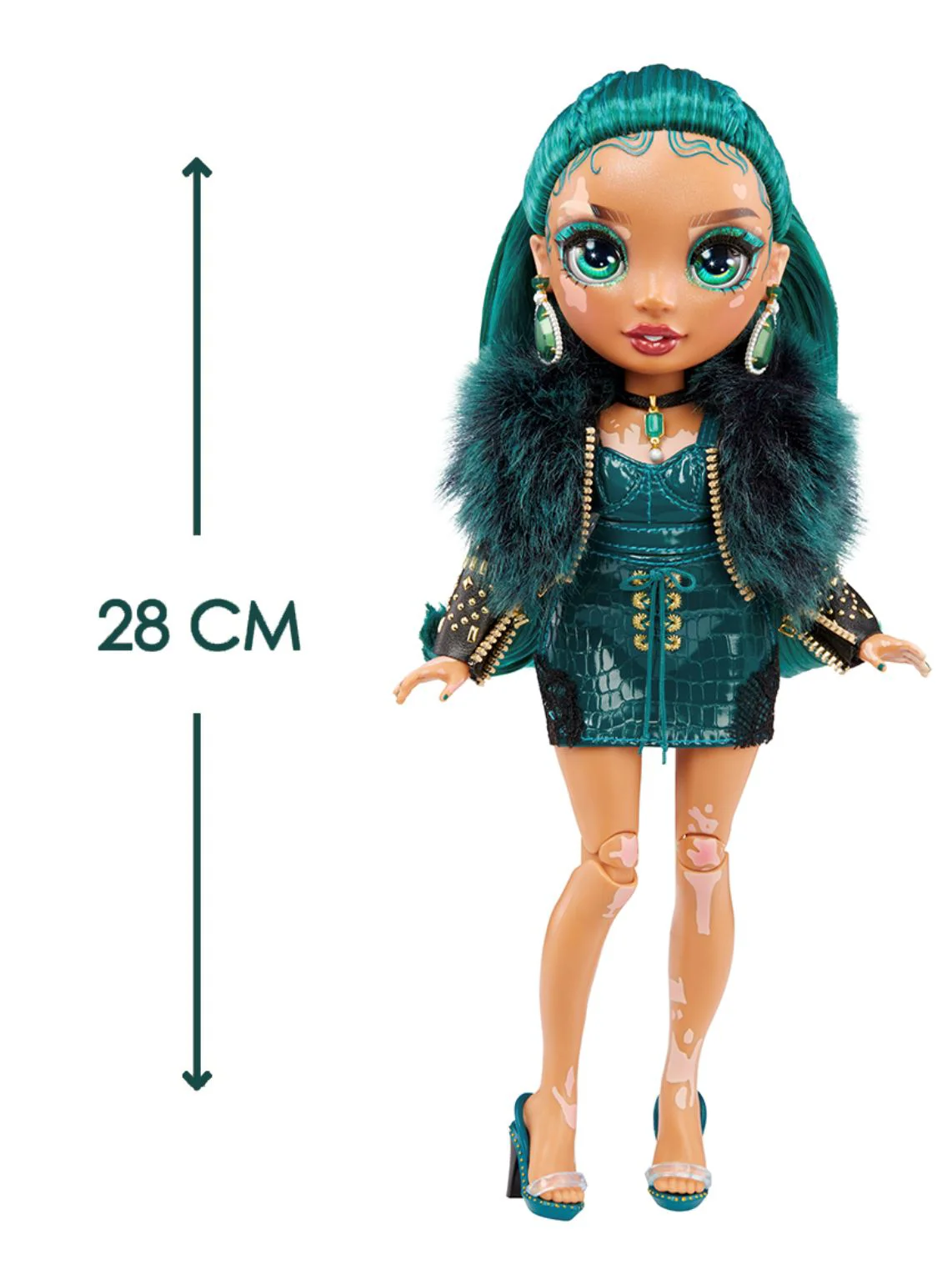 Papusa Rainbow High Jewel Richie cu accesorii, 28 cm foto