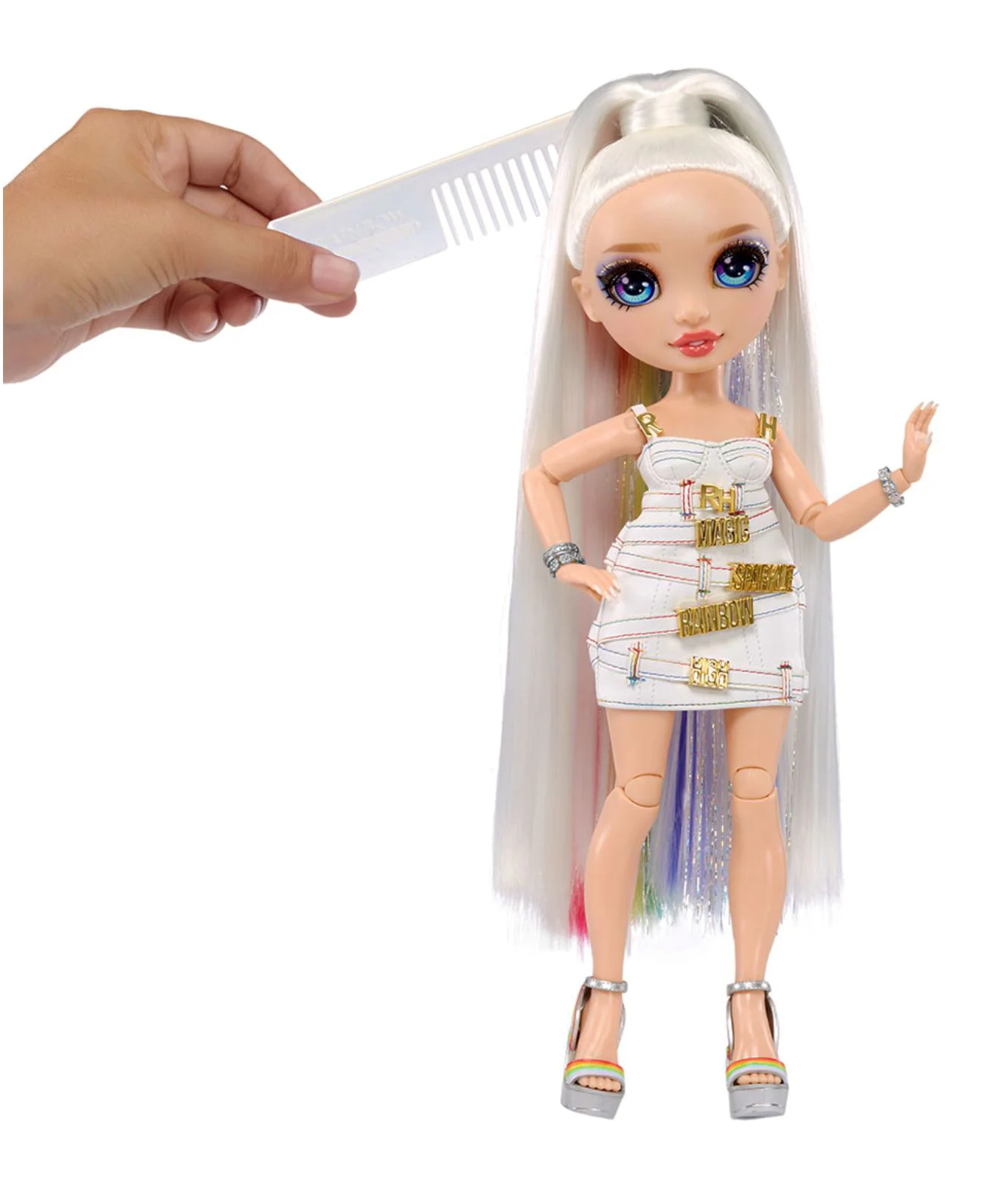 Papusa Rainbow High Amaya Raine cu accesorii, 28 cm foto