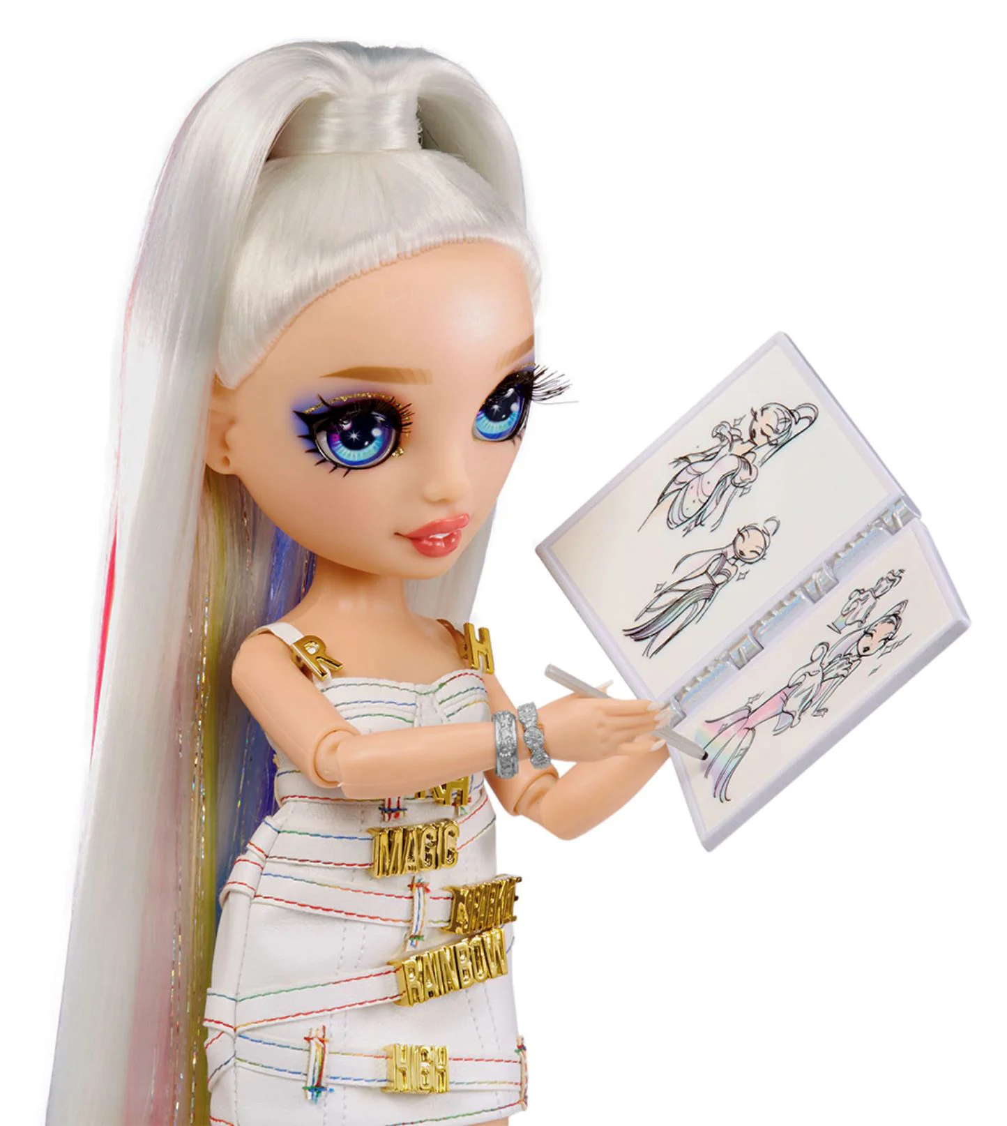 Papusa Rainbow High Amaya Raine cu accesorii, 28 cm foto