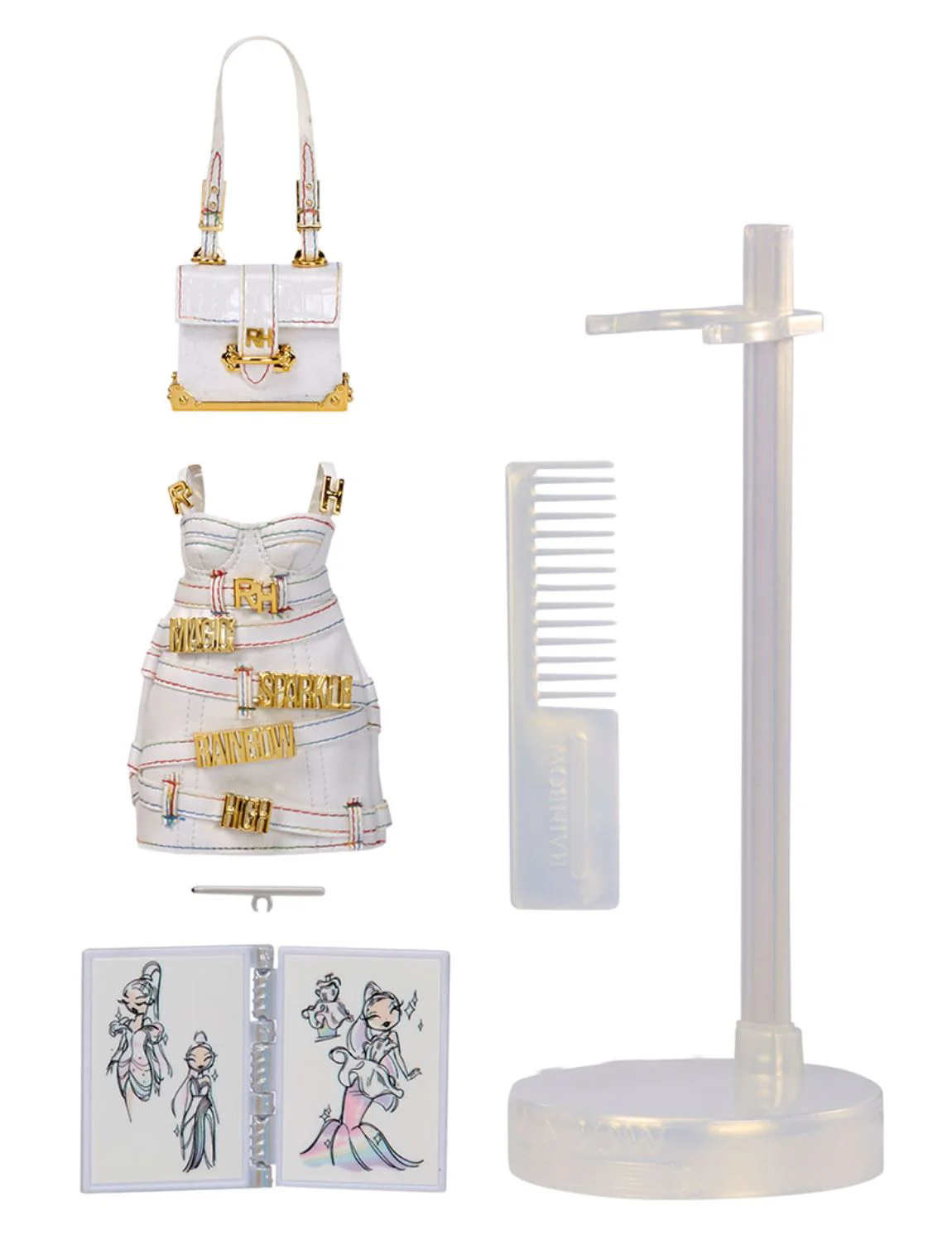 Papusa Rainbow High Amaya Raine cu accesorii, 28 cm foto