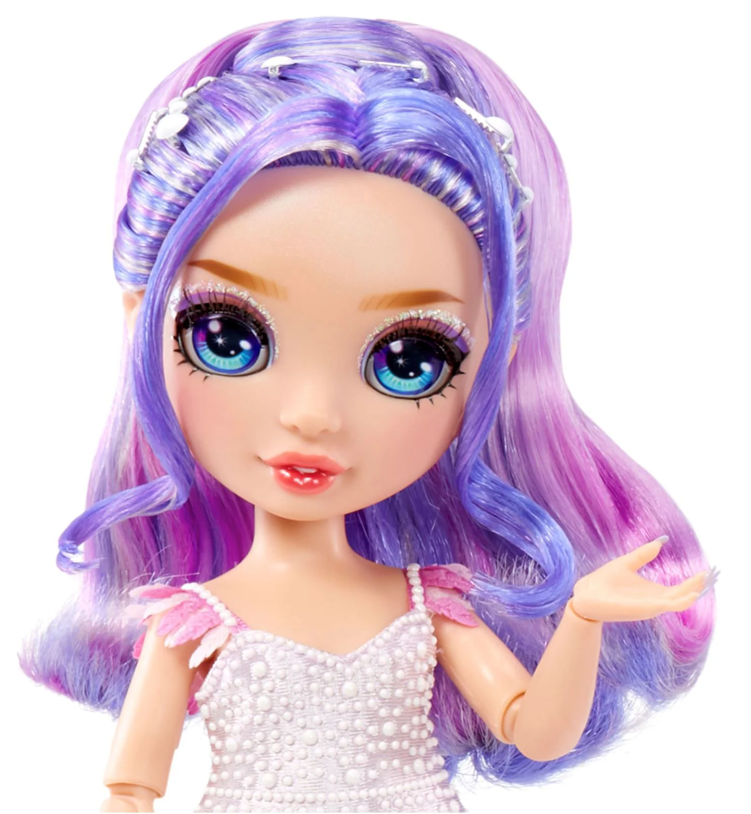 Papusa Rainbow High Violet Willow cu accesorii, 28 cm foto