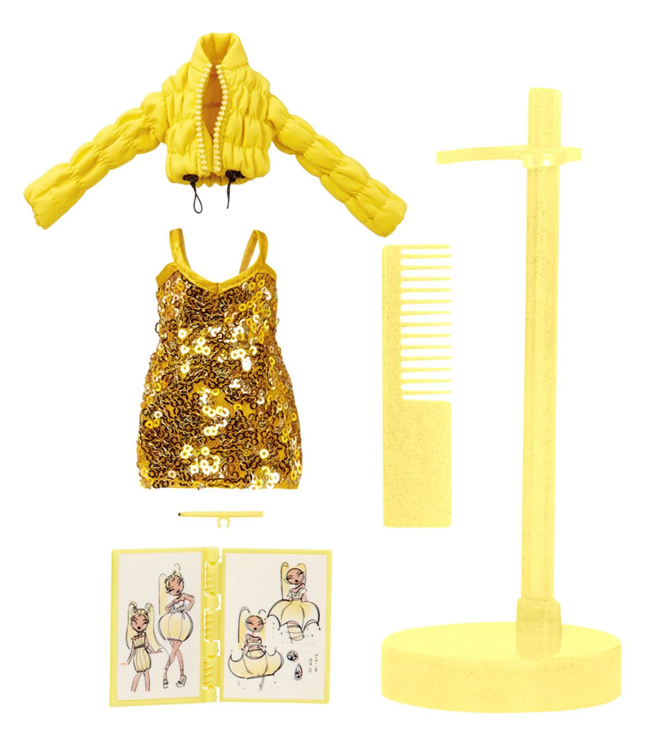 Papusa Rainbow High Sunny Madison cu accesorii, 28 cm foto