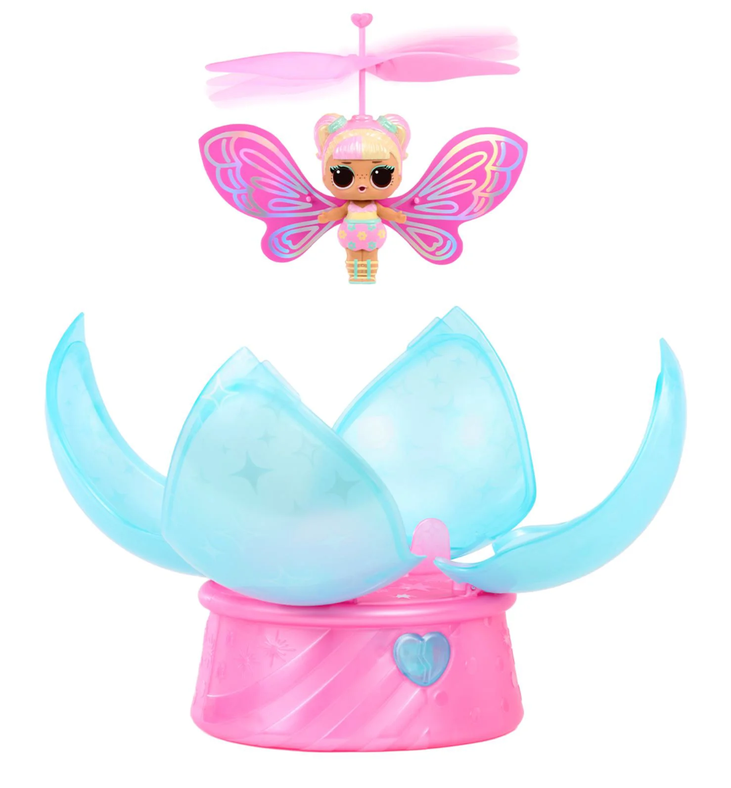 Set de joaca L.O.L. Surprise! cu papusa zburatoare Magic Flyers Fairies Flower Child foto