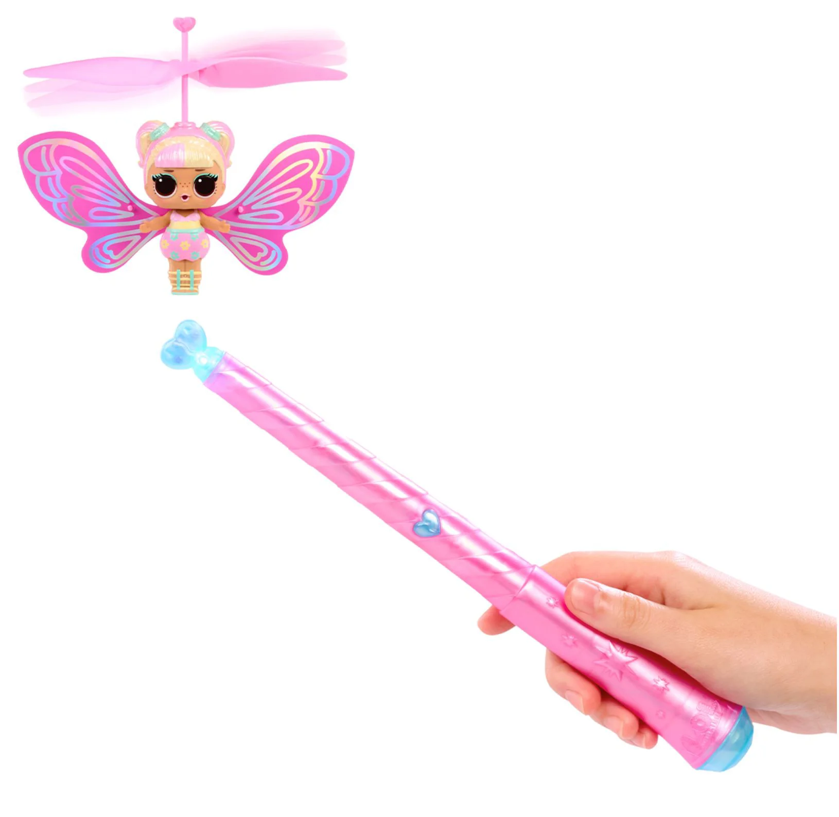 Set de joaca L.O.L. Surprise! cu papusa zburatoare Magic Flyers Fairies Flower Child foto