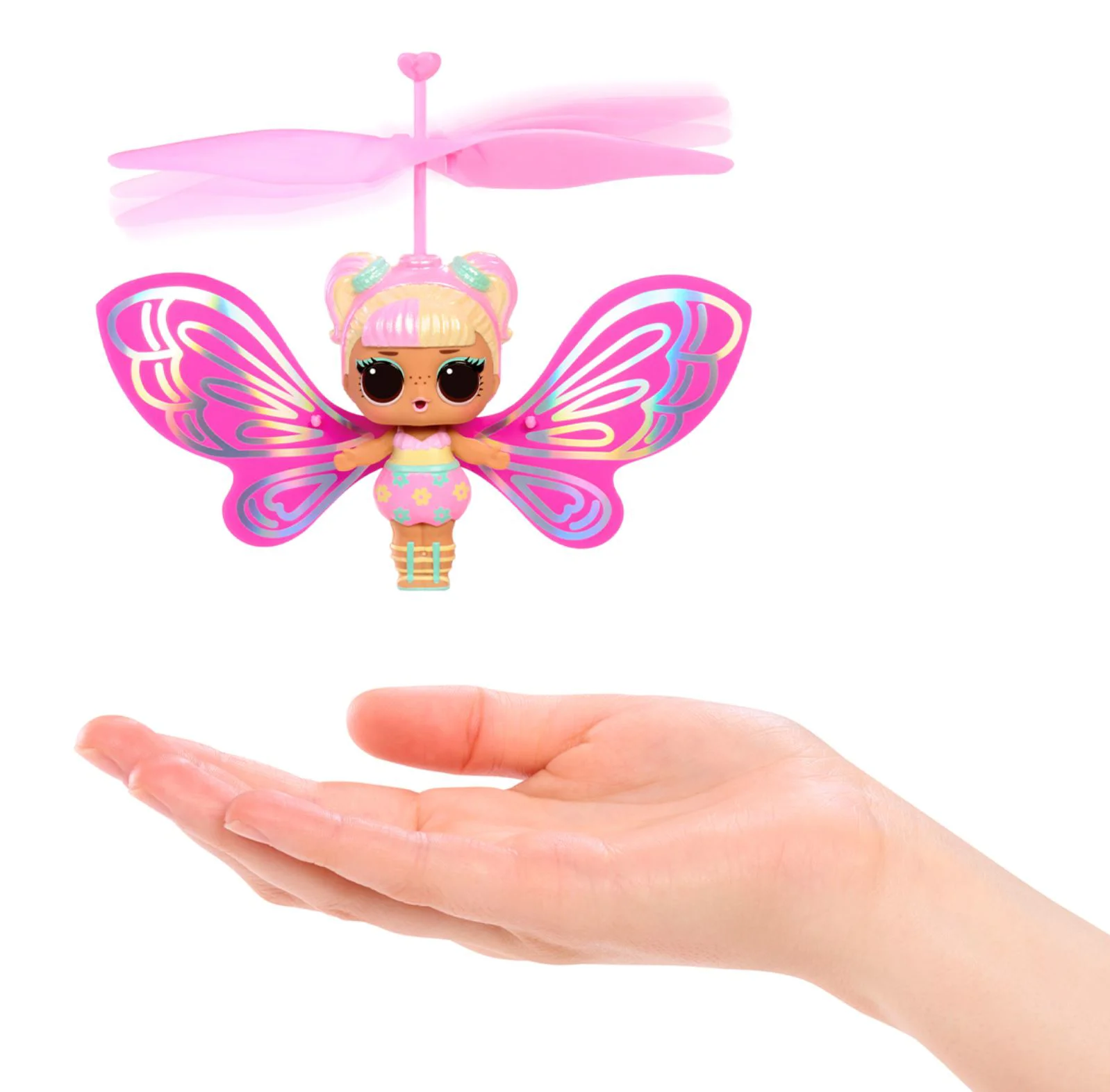 Set de joaca L.O.L. Surprise! cu papusa zburatoare Magic Flyers Fairies Flower Child foto