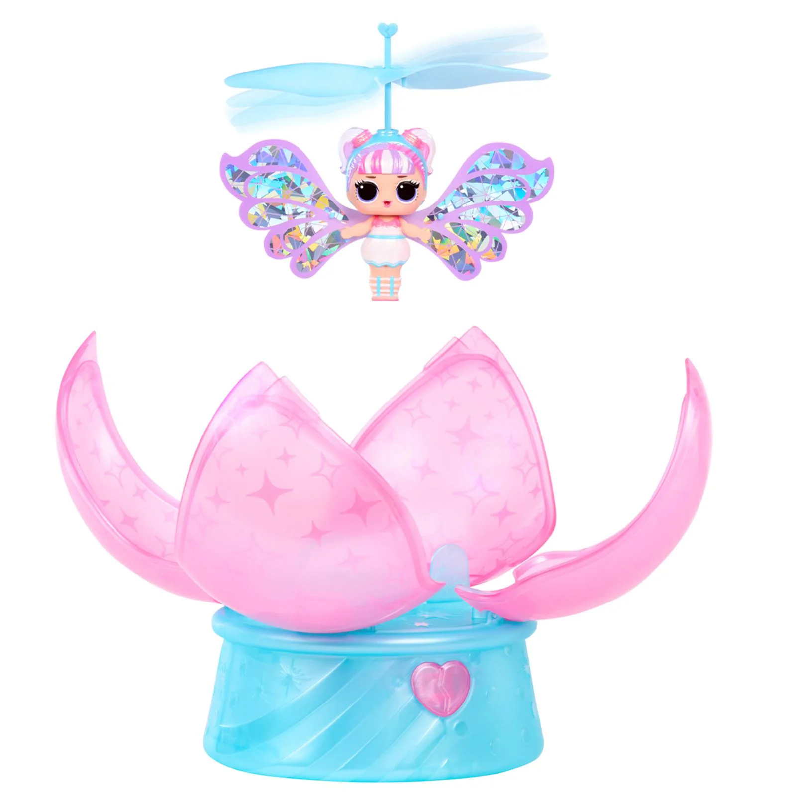 Set de joaca L.O.L. Surprise! cu papusa zburatoare, Magic Flyers Fairies Snowflake foto