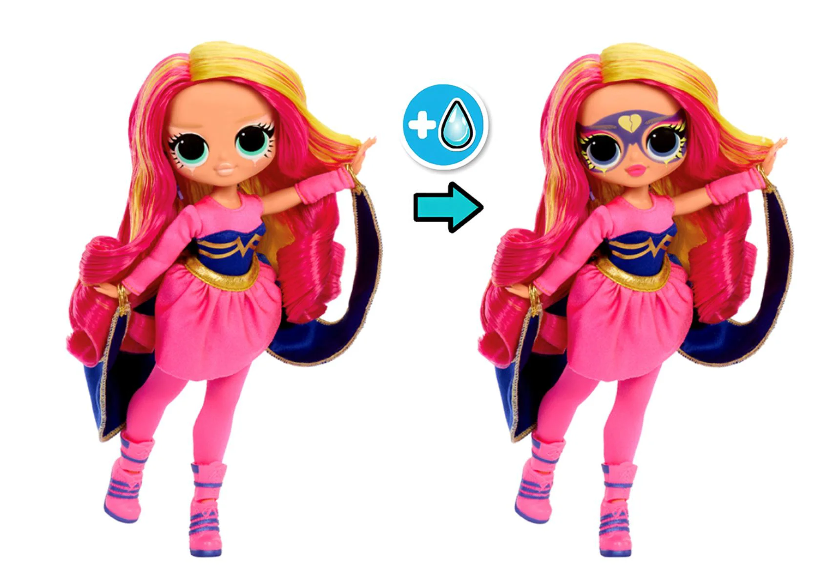 Set de joaca cu papusa L.O.L. Surprise! Seria Eye Spy-Superhero foto