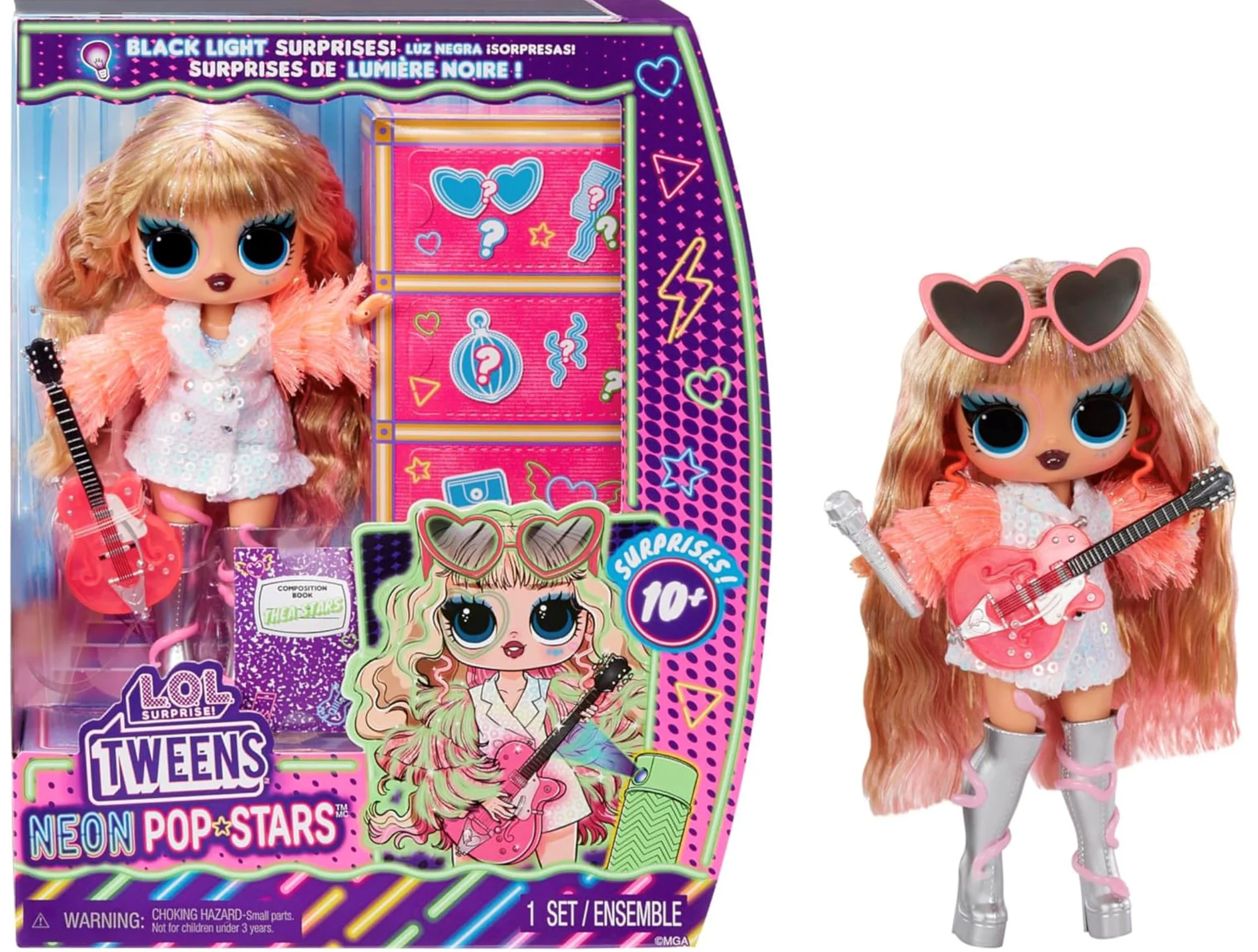 Papusa L.O.L. Surprise! Thea Stars, Tweens Neon Pop Stars foto