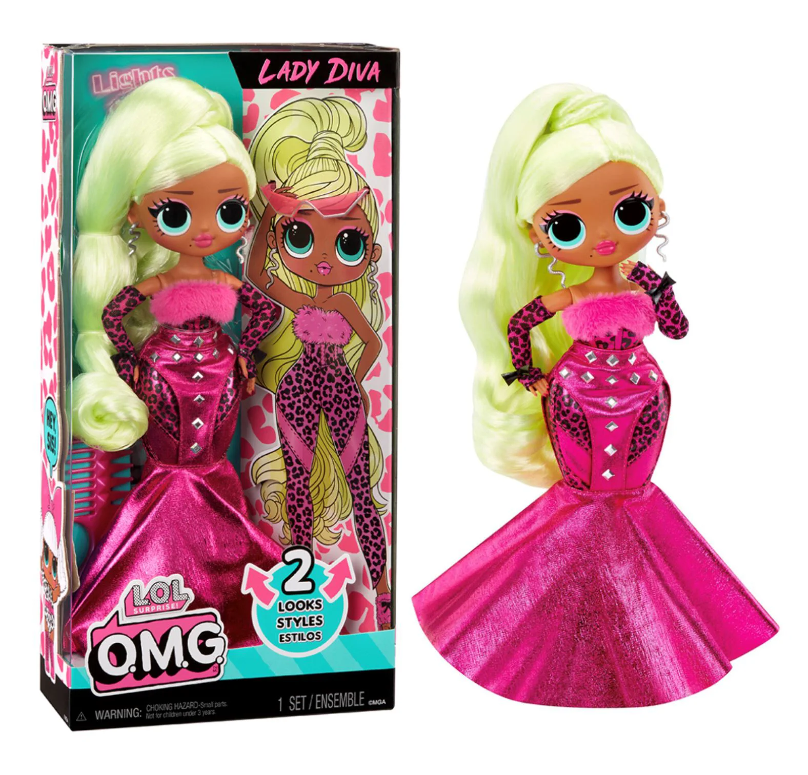 Papusa L.O.L. Surprise! Lady Diva, 25 cm foto