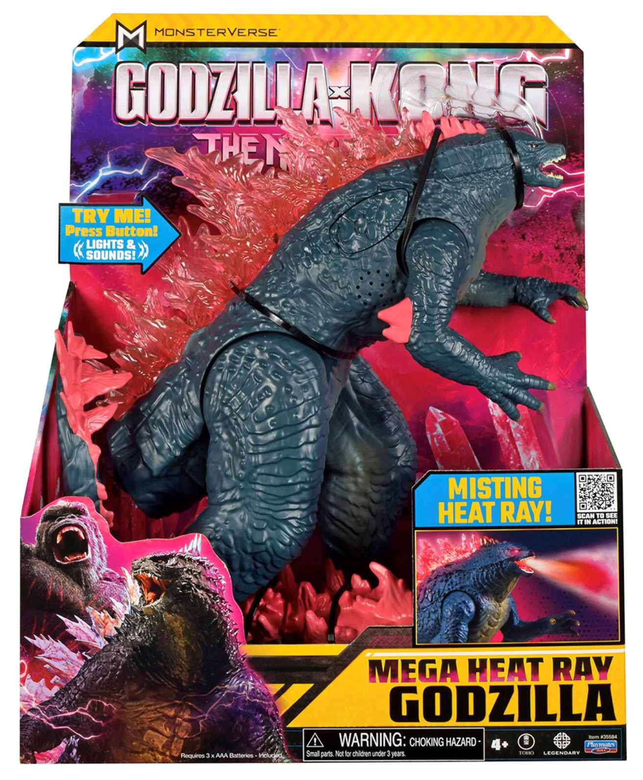 Figurina Godzilla vs. Kong Mega Godzilla cu sunete, The New Empire foto