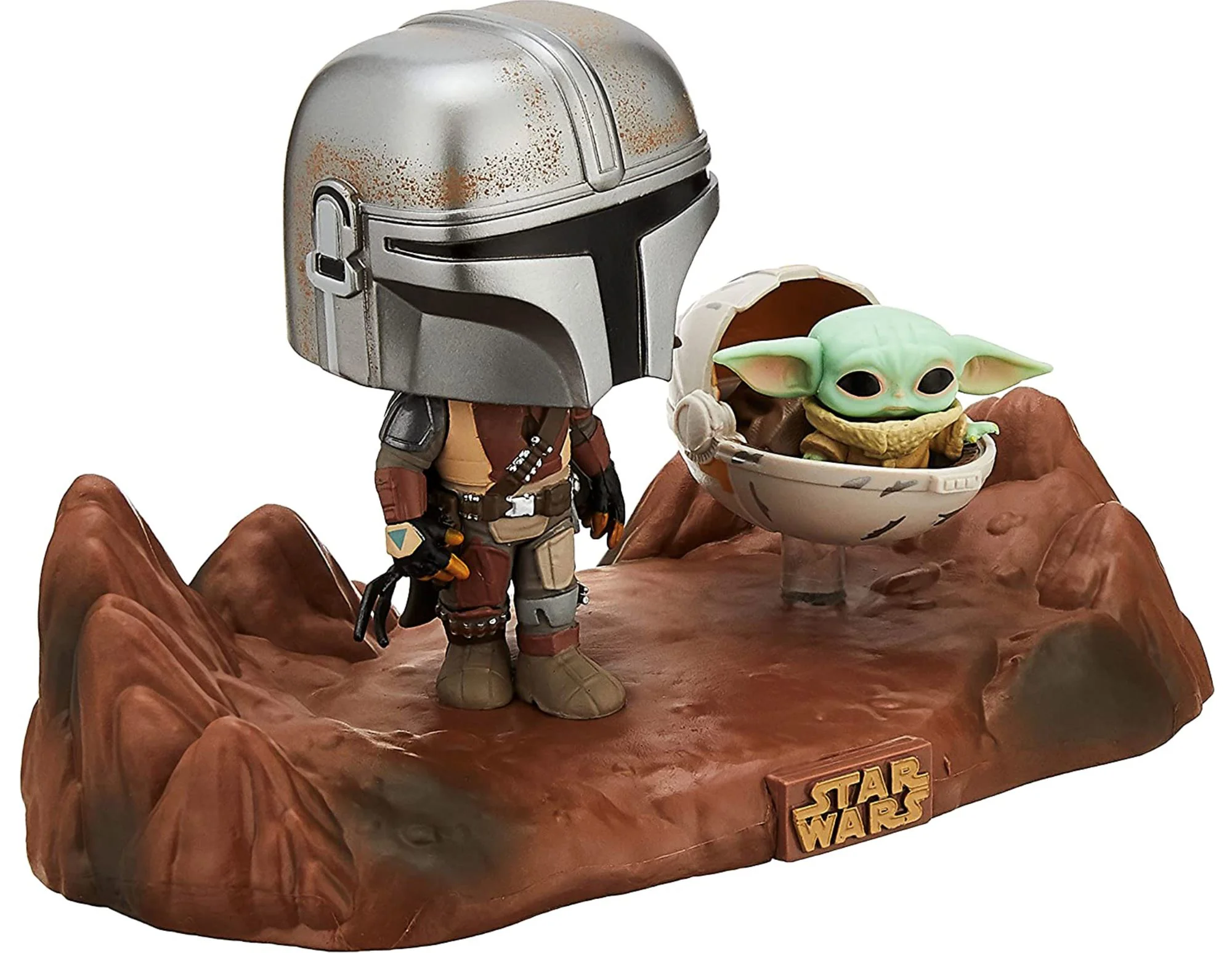 Figurina Funko Pop Mandalorianul cu copilasul foto