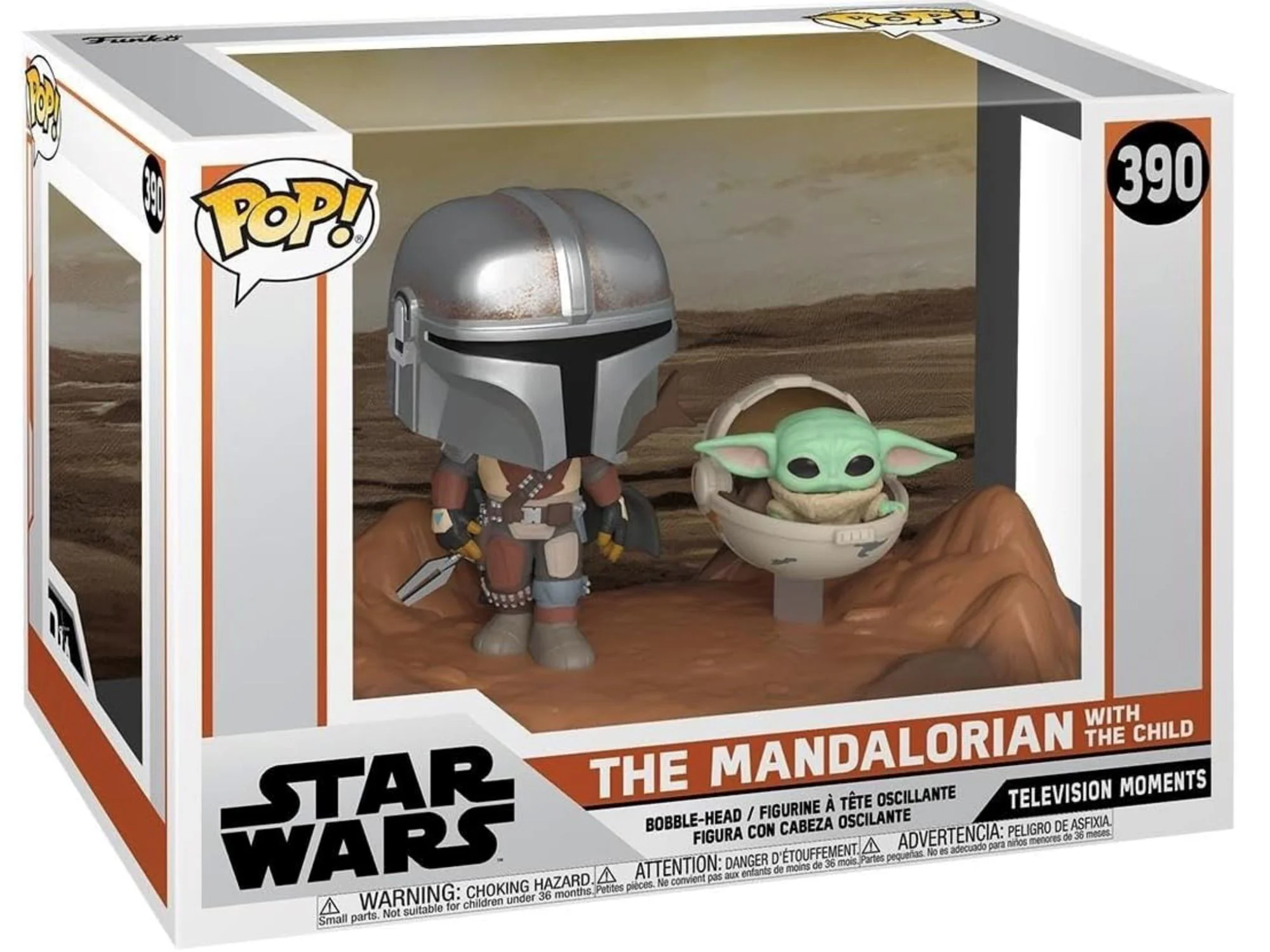 Figurina Funko Pop Mandalorianul cu copilasul foto