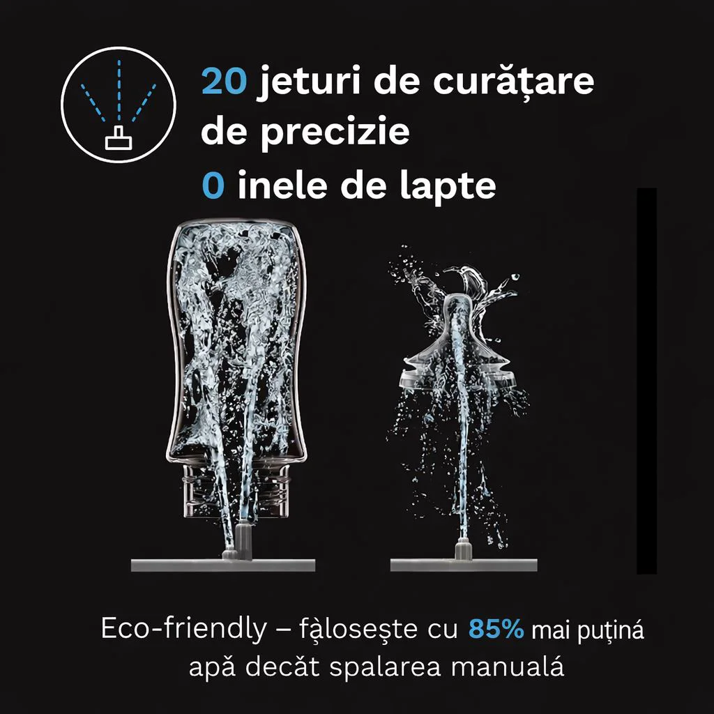 Dispozitiv pentru spalat, sterilizat si uscat biberoane Baby Brezza Bottle Washer Pro foto