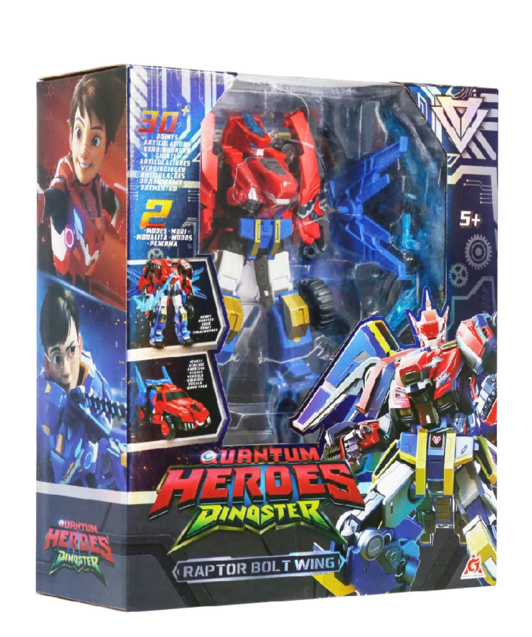 Robot Transformer Dinoster Raptor Bolt Wing foto