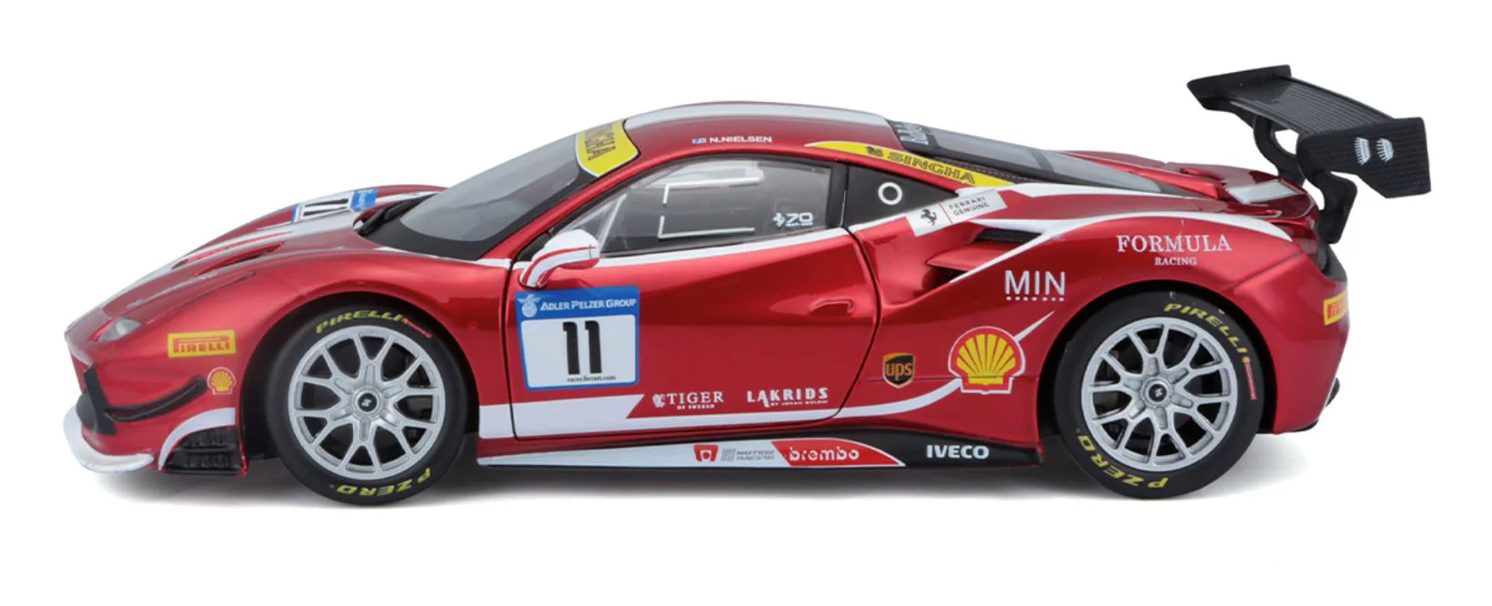 Macheta auto Bburago Ferrari 488 Challenge, 1:24 foto
