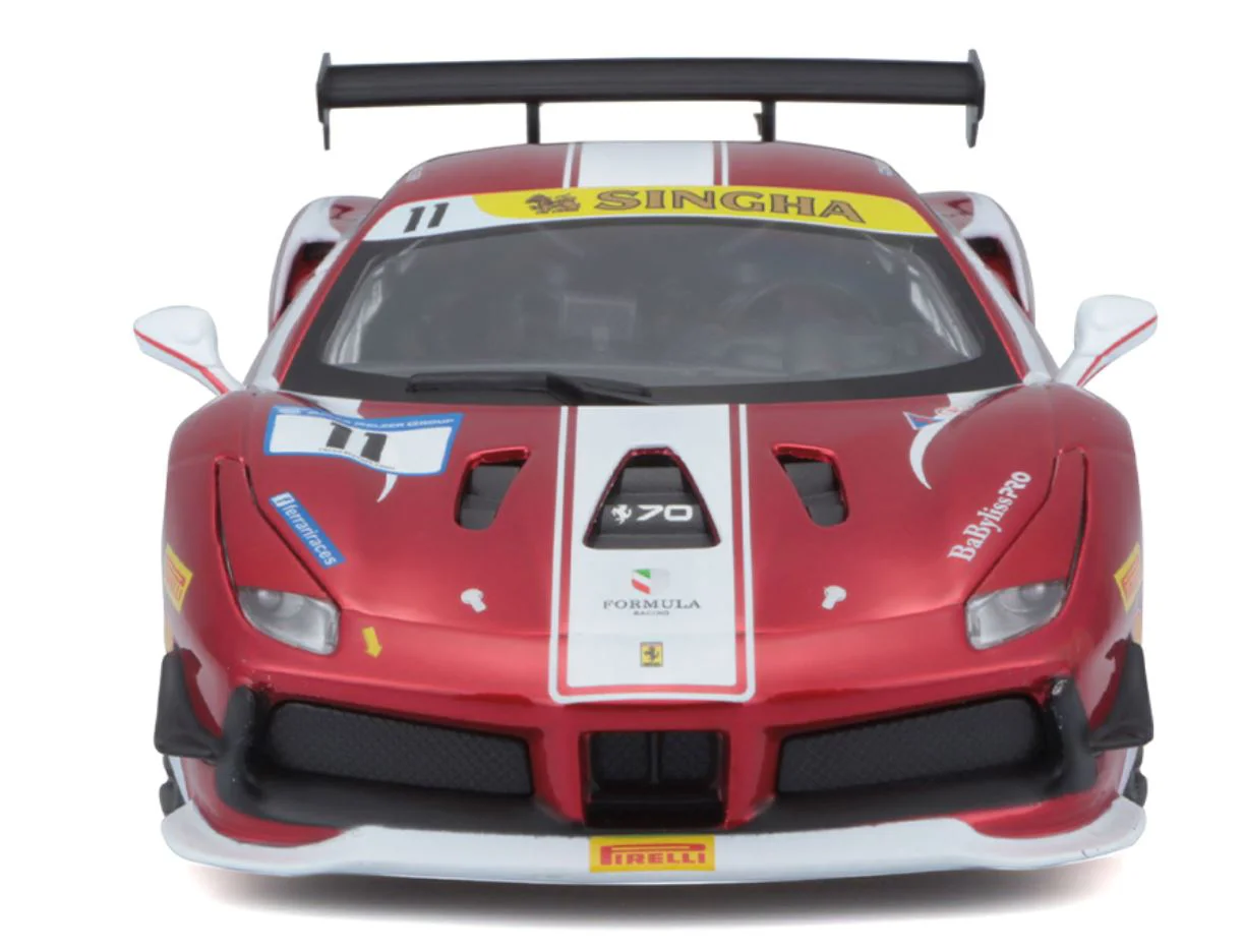 Macheta auto Bburago Ferrari 488 Challenge, 1:24 foto
