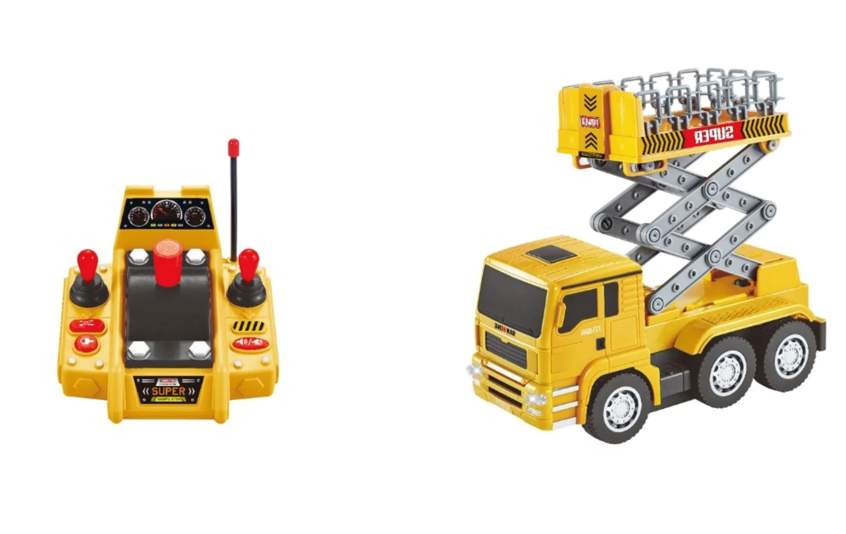Masina cu telecomanda RC Cars Camion stivuitor cu lift, sunete si lumini foto