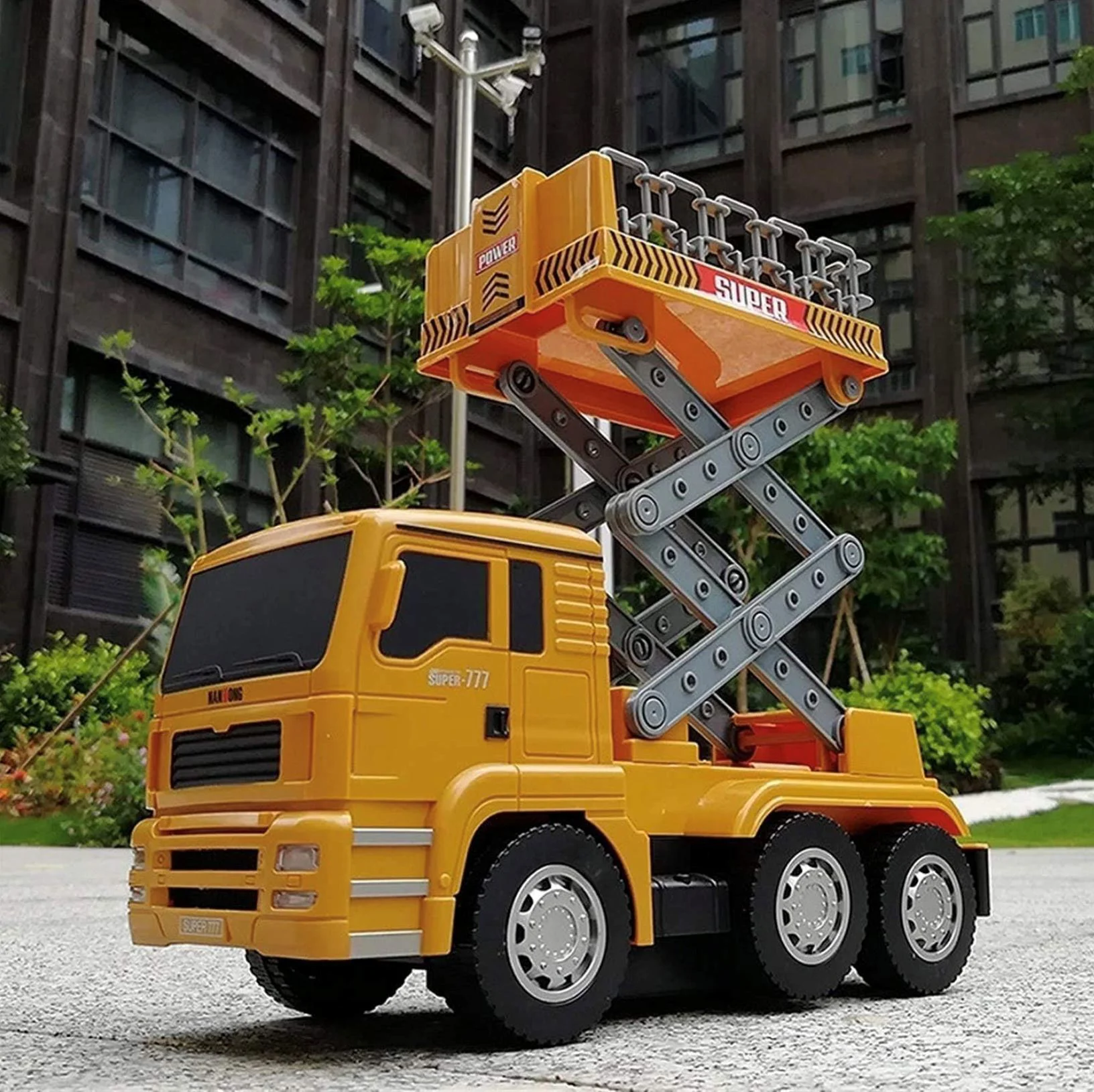 Masina cu telecomanda RC Cars Camion stivuitor cu lift, sunete si lumini foto