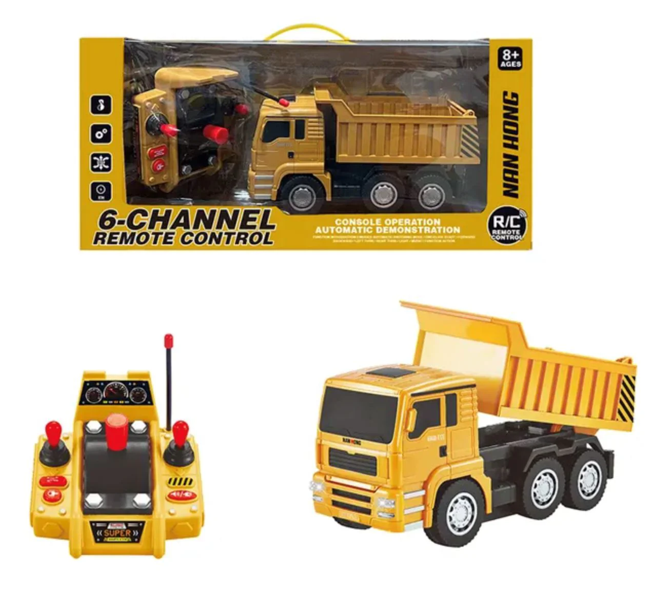 Masina cu telecomanda RC Cars Camion basculanta cu sunete si lumini foto