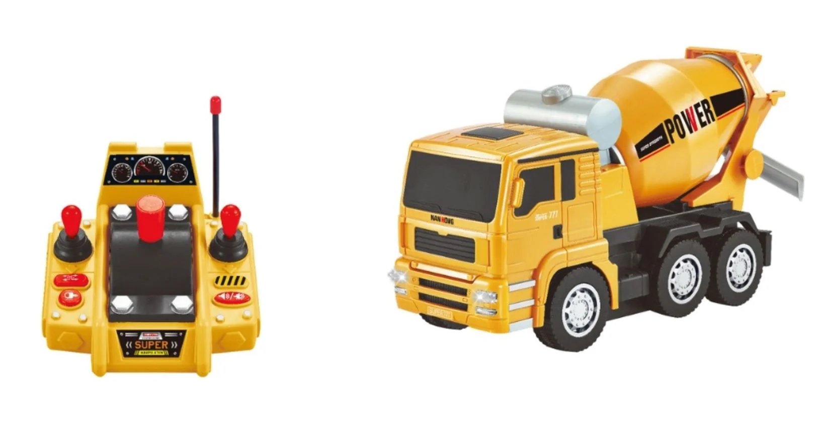 Masina cu telecomanda RC Cars Camion betoniera cu sunete si lumini foto