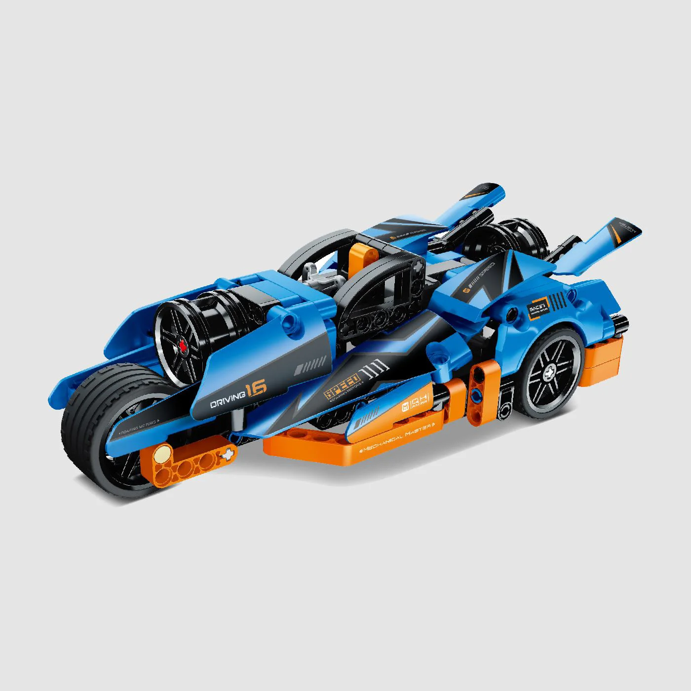Set de constructie cu inertie iM.Master Mechanical Master Motocicleta de curse, 202 el. foto