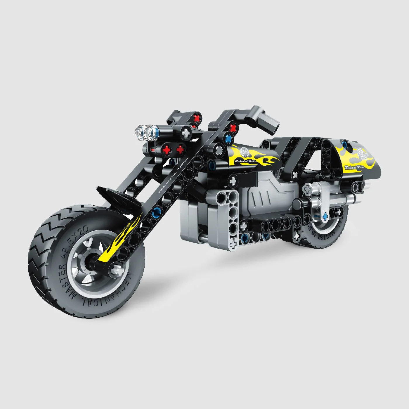 Конструктор с инерционным механизмом iM.Master Mechanical Master Мотоцикл, 183 эл. foto