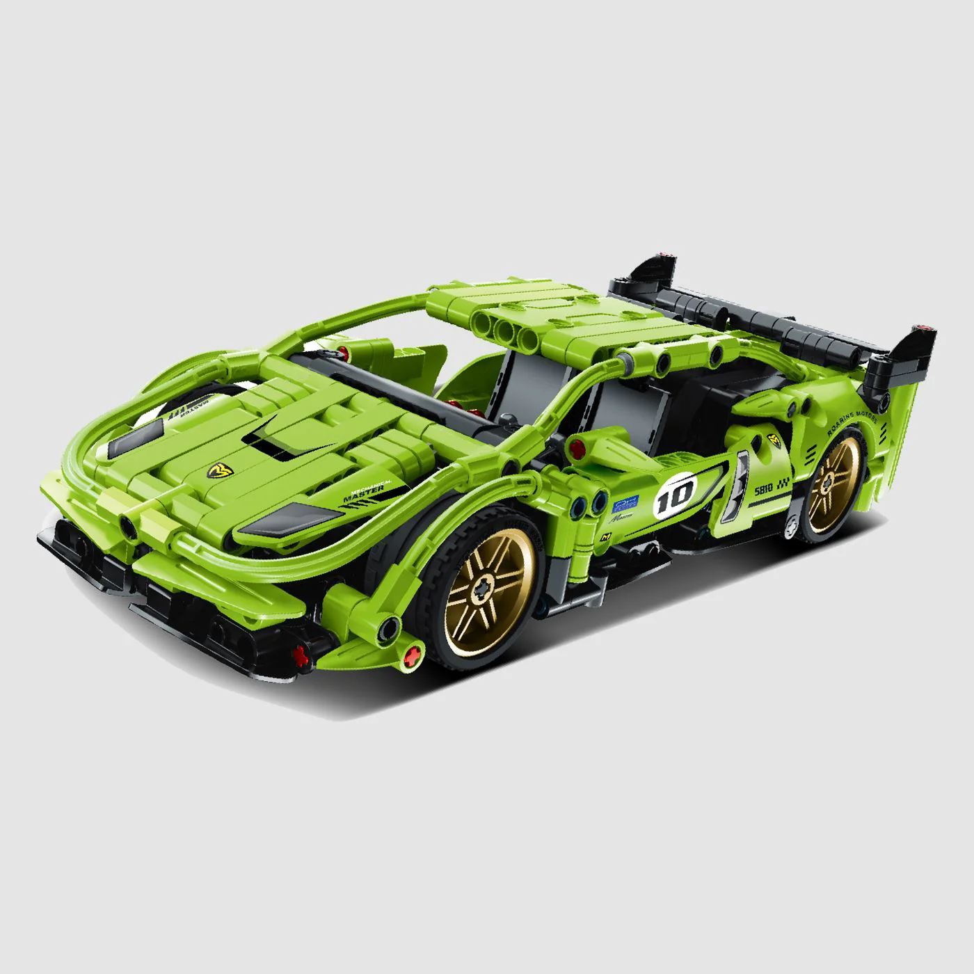 Set de constructie cu inertie iM.Master Mechanical Master Supercar verde, 457 el. foto