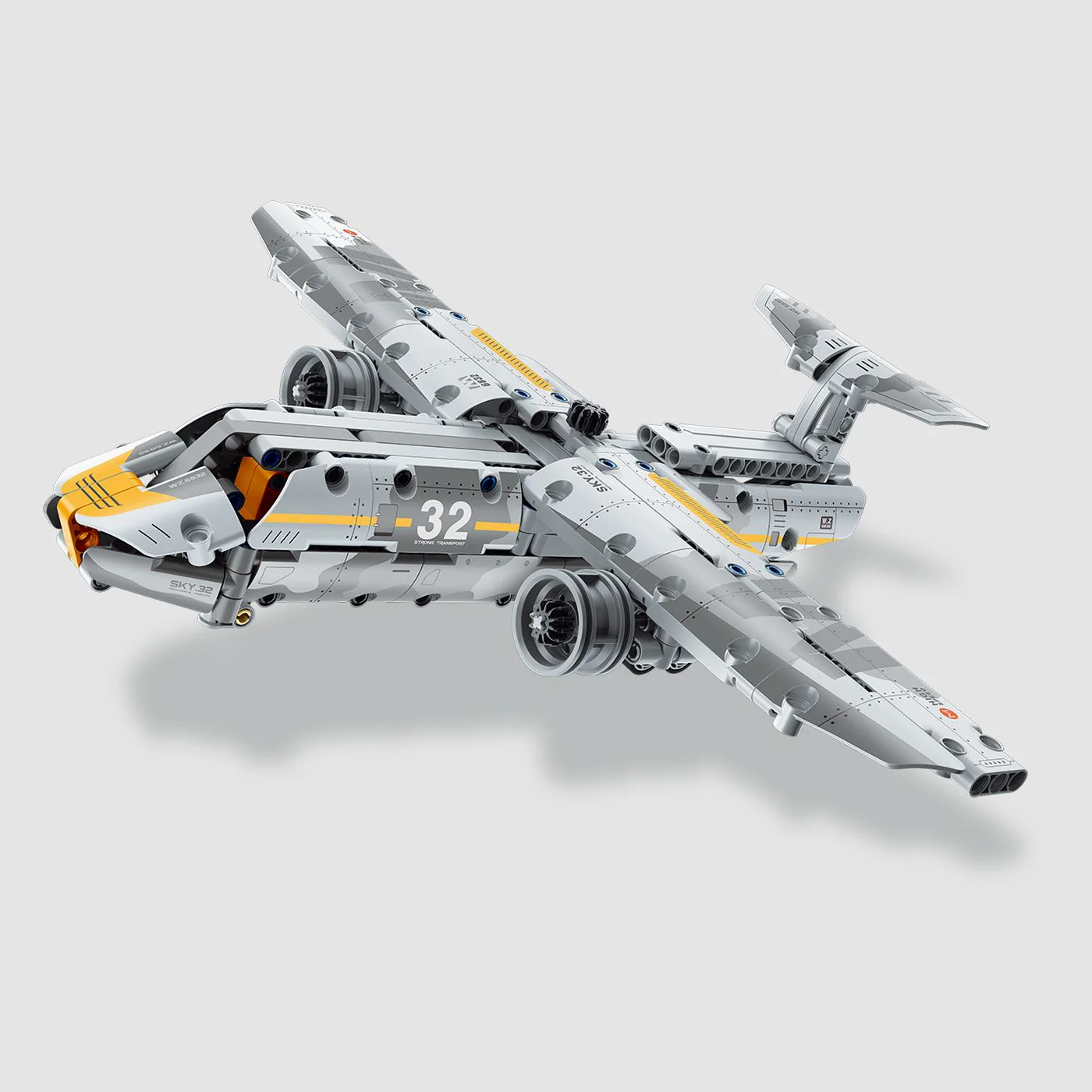 Set de constructie iM.Master Mechanical Master Avion Militar, 329 el. foto