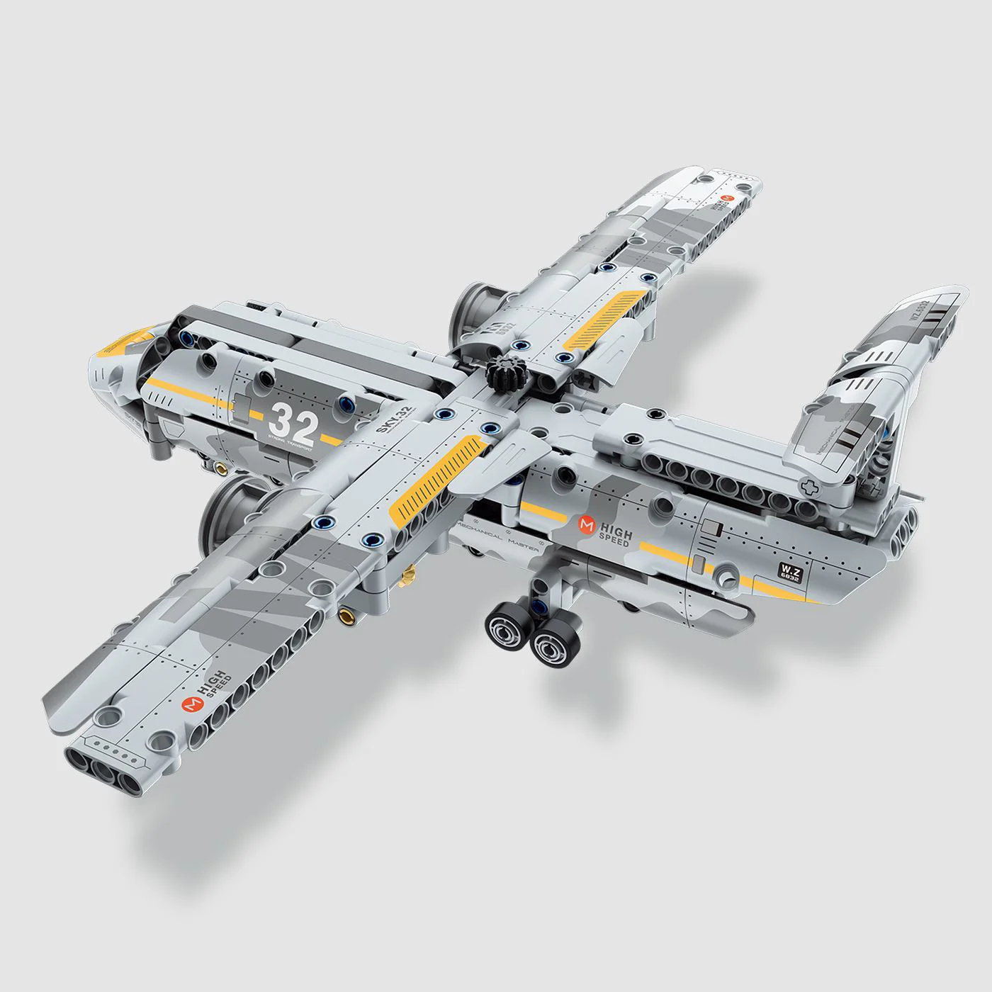 Set de constructie iM.Master Mechanical Master Avion Militar, 329 el. foto
