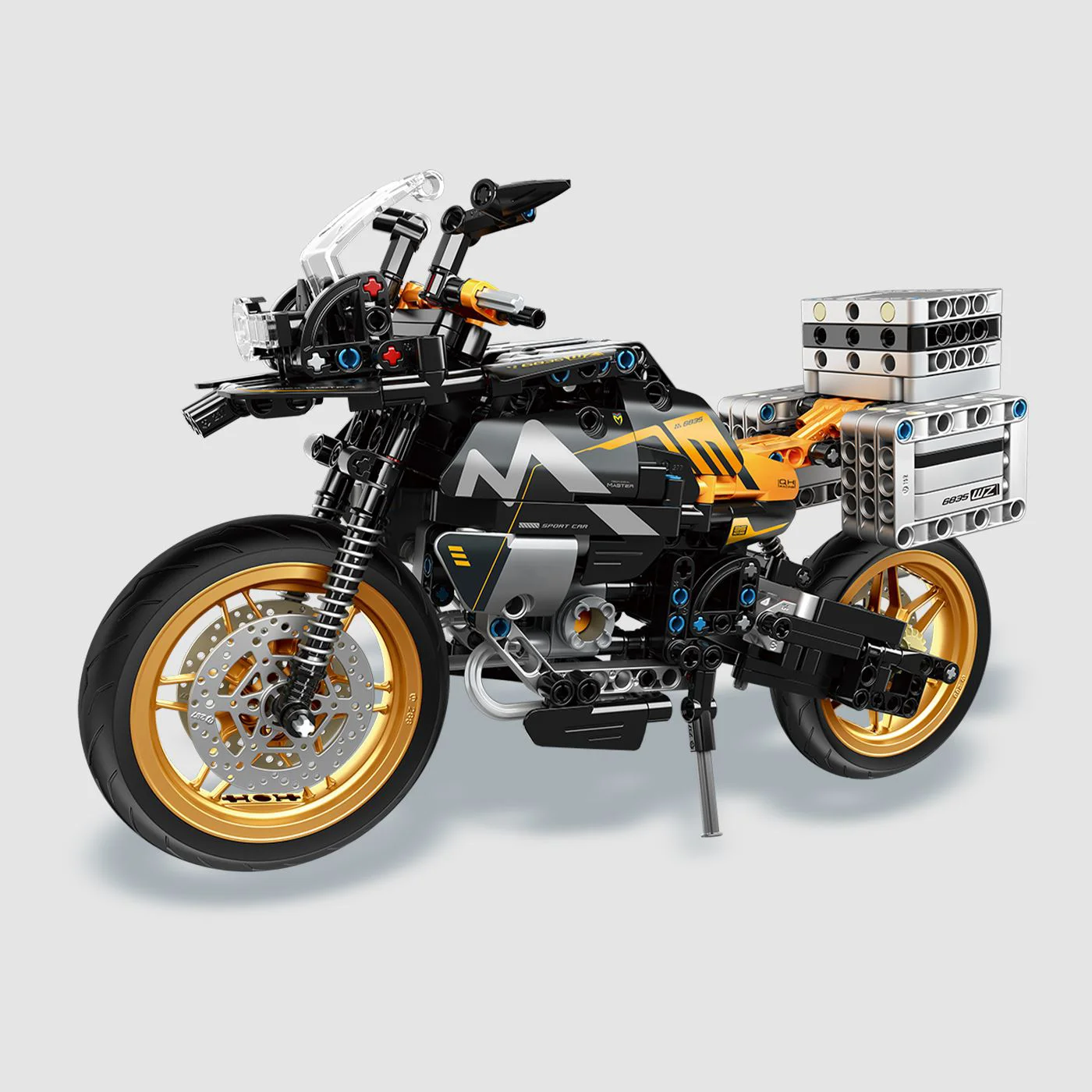 Set de constructie iM.Master Mechanical Master Motocicleta cu portbagaj, 572 el. foto