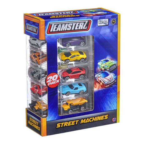 Набор из 20 машинок HTI Teamsterz Street Machines foto
