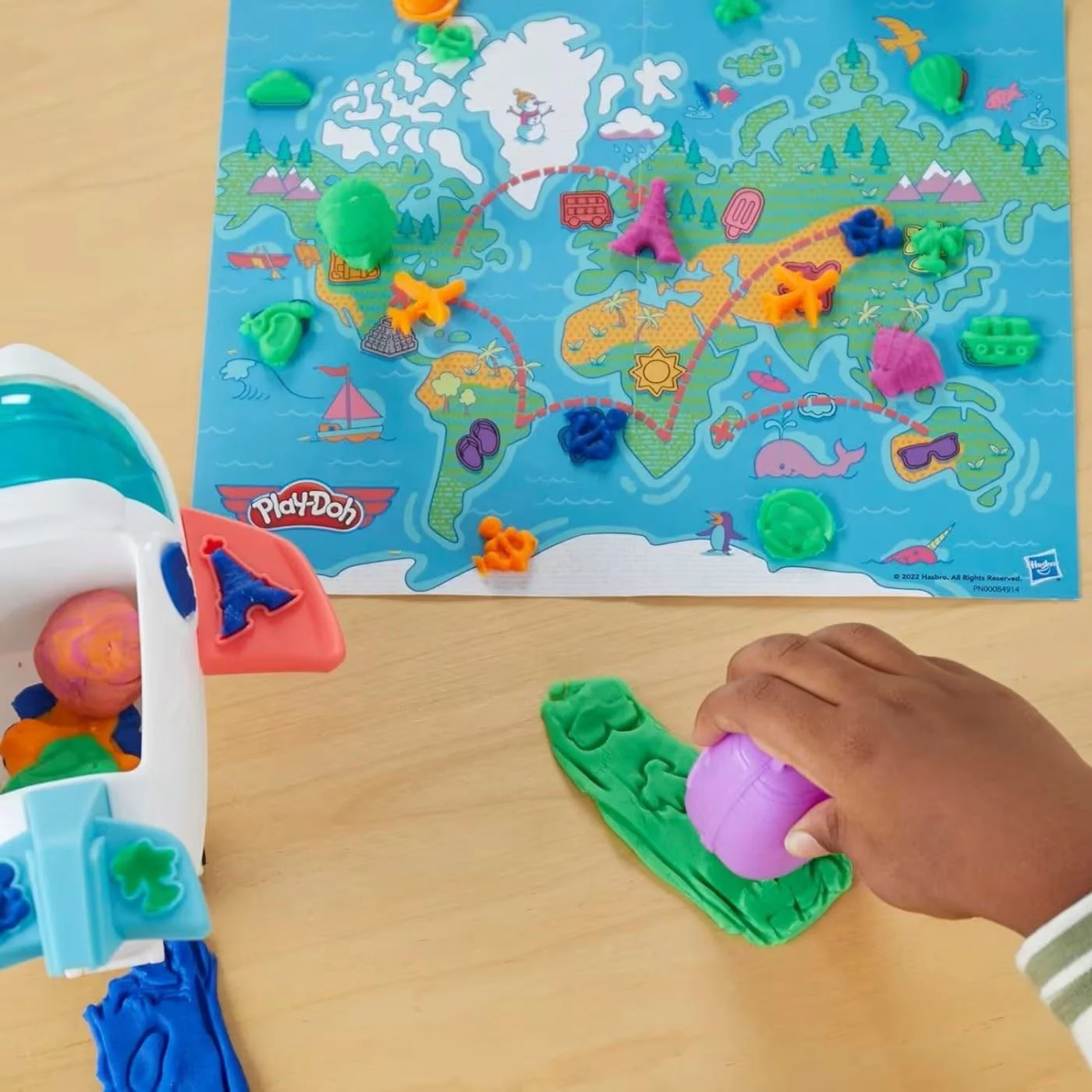 Set de plastilina Hasbro Play-Doh Airplane Explorer foto