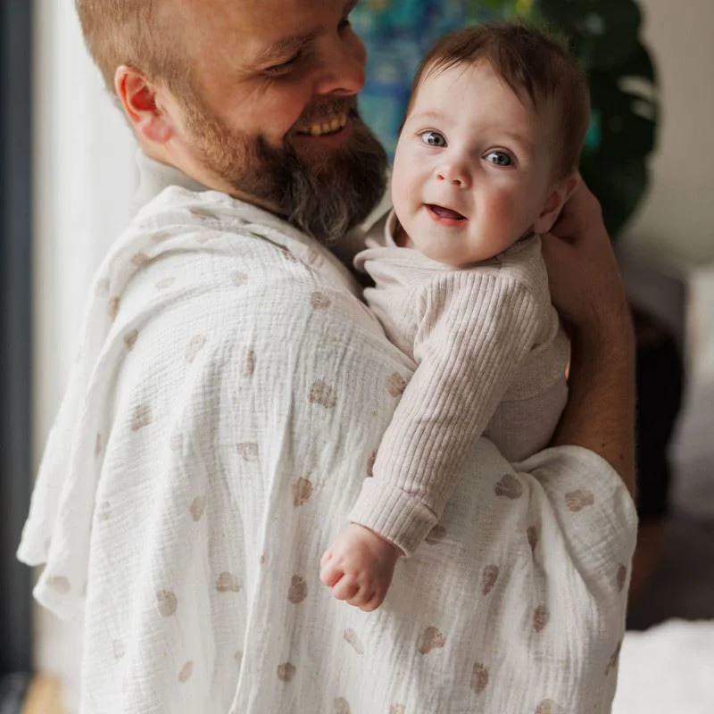 Набор муслиновых пелёнок BabyOno Beige, 3 шт. foto