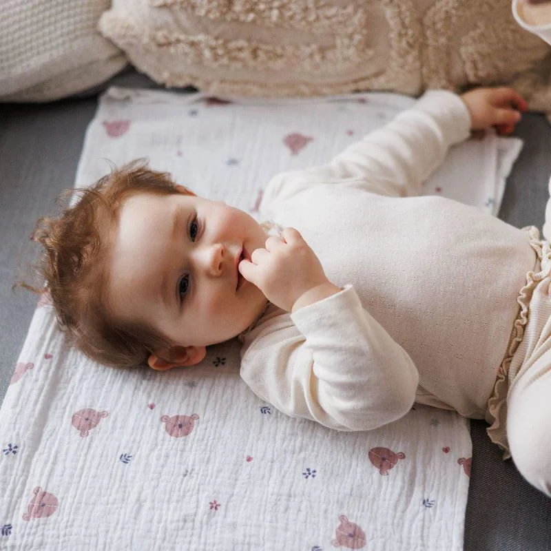 Набор муслиновых пелёнок BabyOno Purple, 3 шт. foto