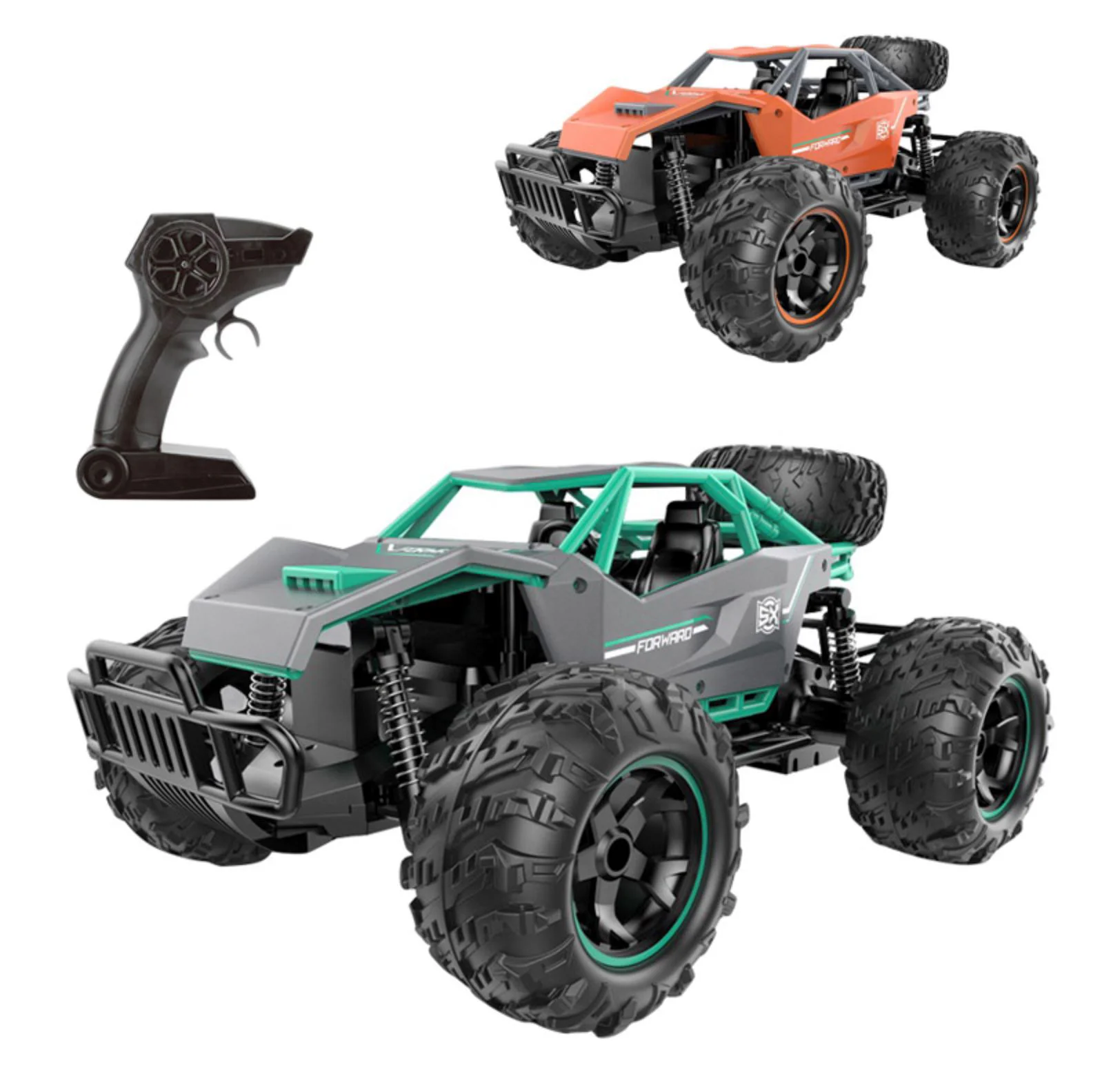 Masina cu telecomanda Sprint 4x4 Off Road, viteza, acumulator, Verde foto