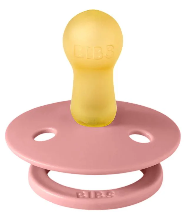 Suzeta rotunde din latex BIBS Dusty Pink (0-6 luni) foto