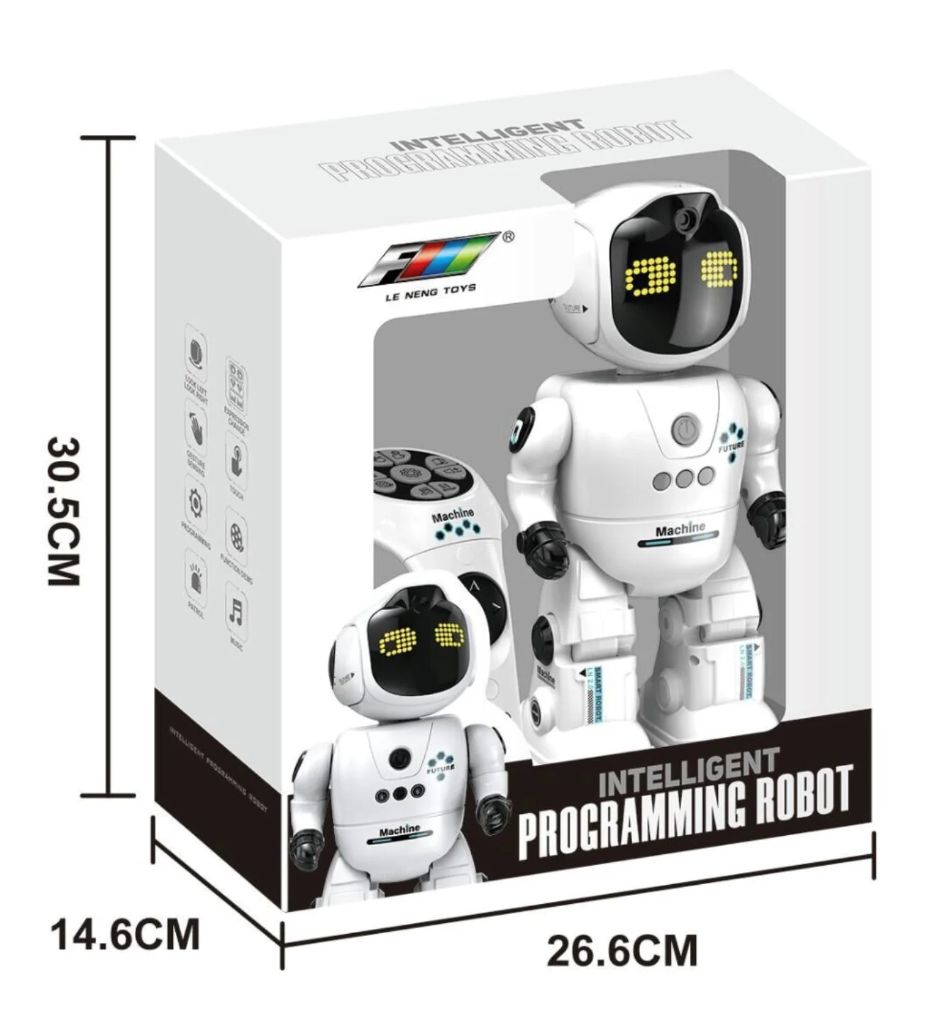 Интерактивная игрушка Le Neng Toys Интеллектуальный робот с пультом, 26 см foto