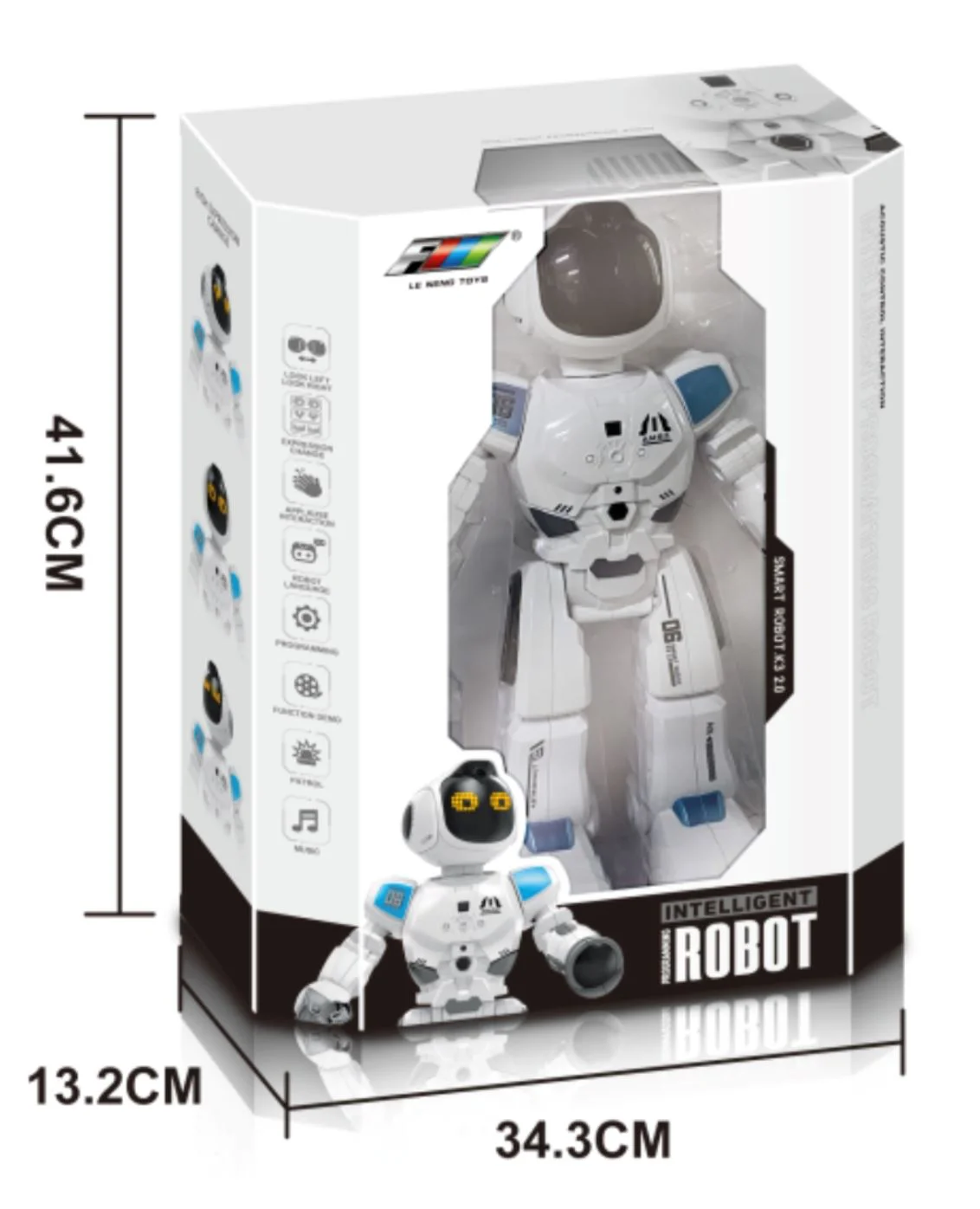 Интерактивная игрушка Le Neng Toys Интеллектуальный робот с пультом, 38 см foto