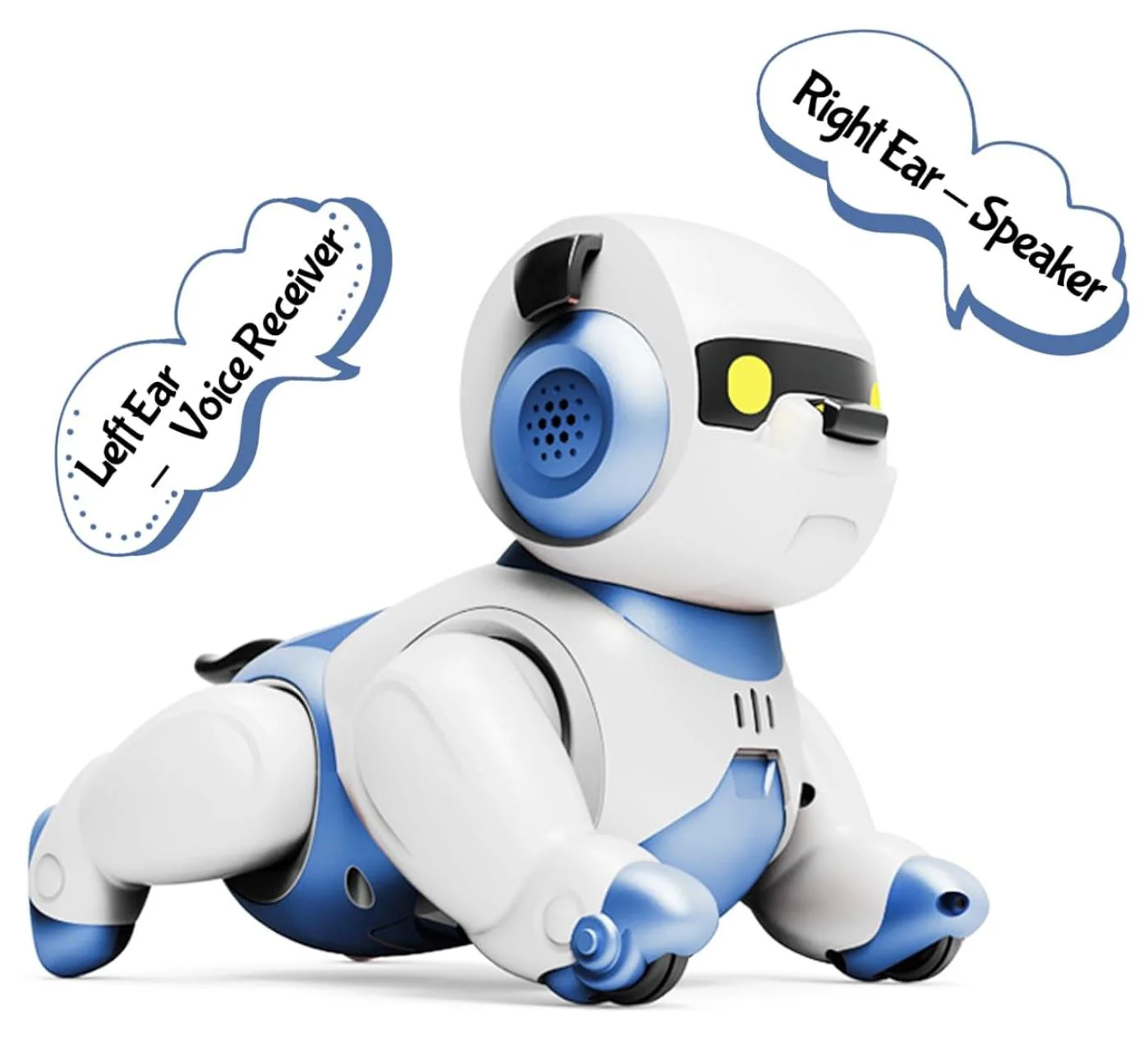 Jucarie interactiva Ahead Toys Robot Caine cu control vocal foto