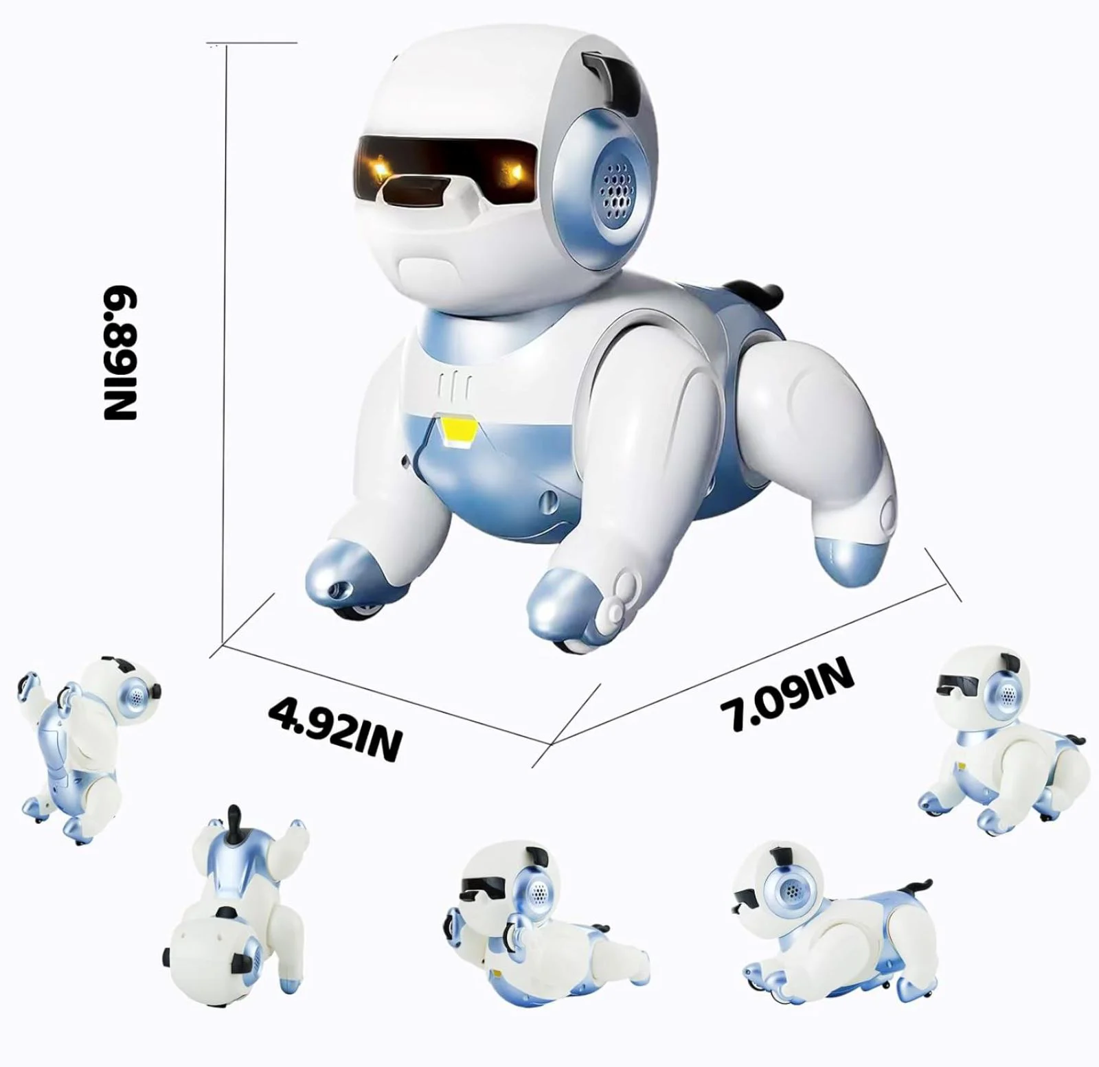 Jucarie interactiva Ahead Toys Robot Caine cu control vocal foto
