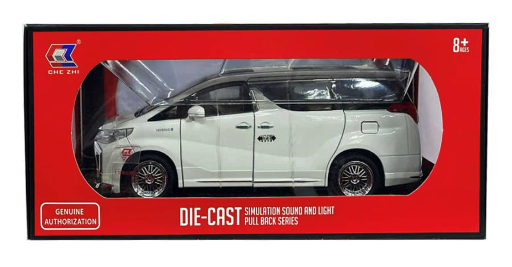 Macheta auto Toyota Alphard din metal cu sunete si lumini, 1:18 foto