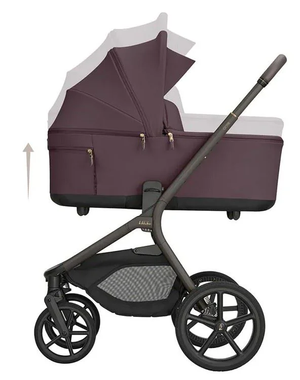 Carucior 2 in 1 KikkaBoo Goya Platinum Merlot foto