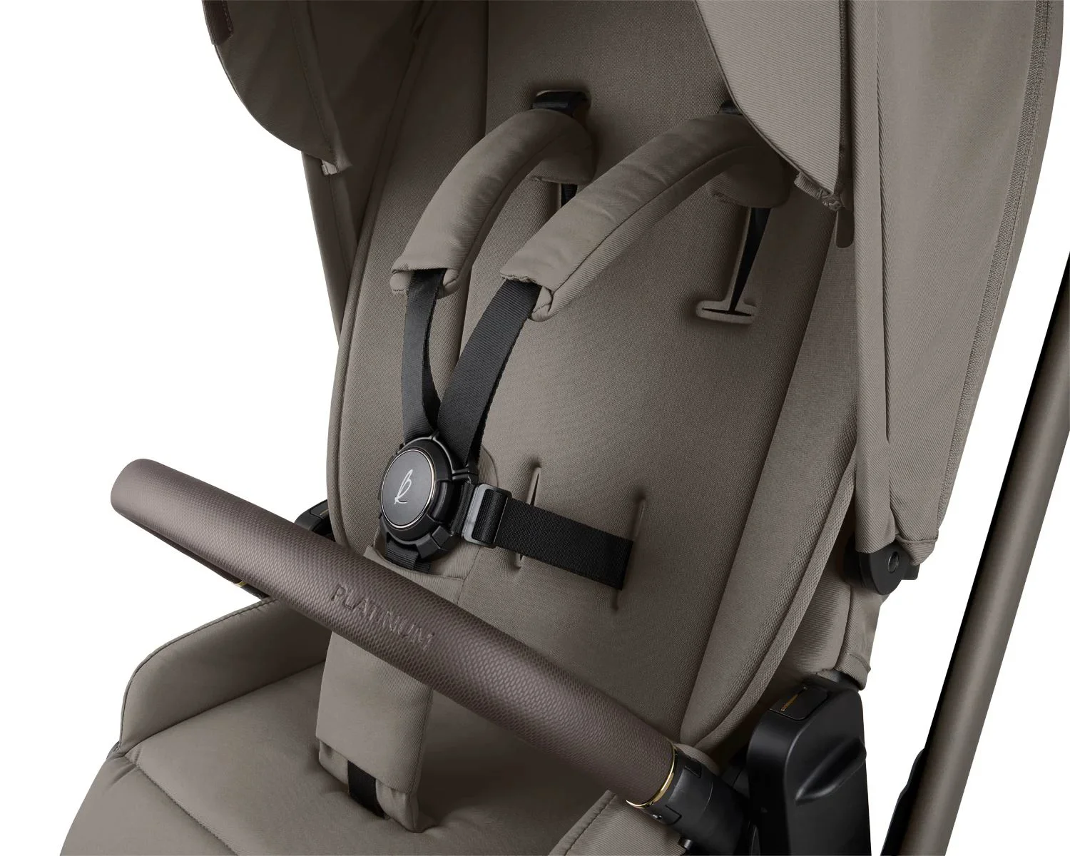Carucior 2 in 1 KikkaBoo Goya Platinum Mocca foto