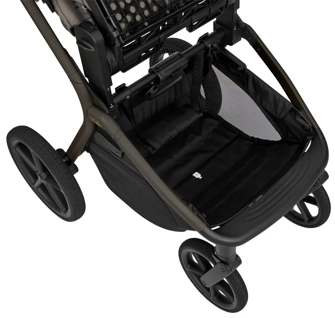 Carucior 2 in 1 KikkaBoo Goya Platinum Mocca foto