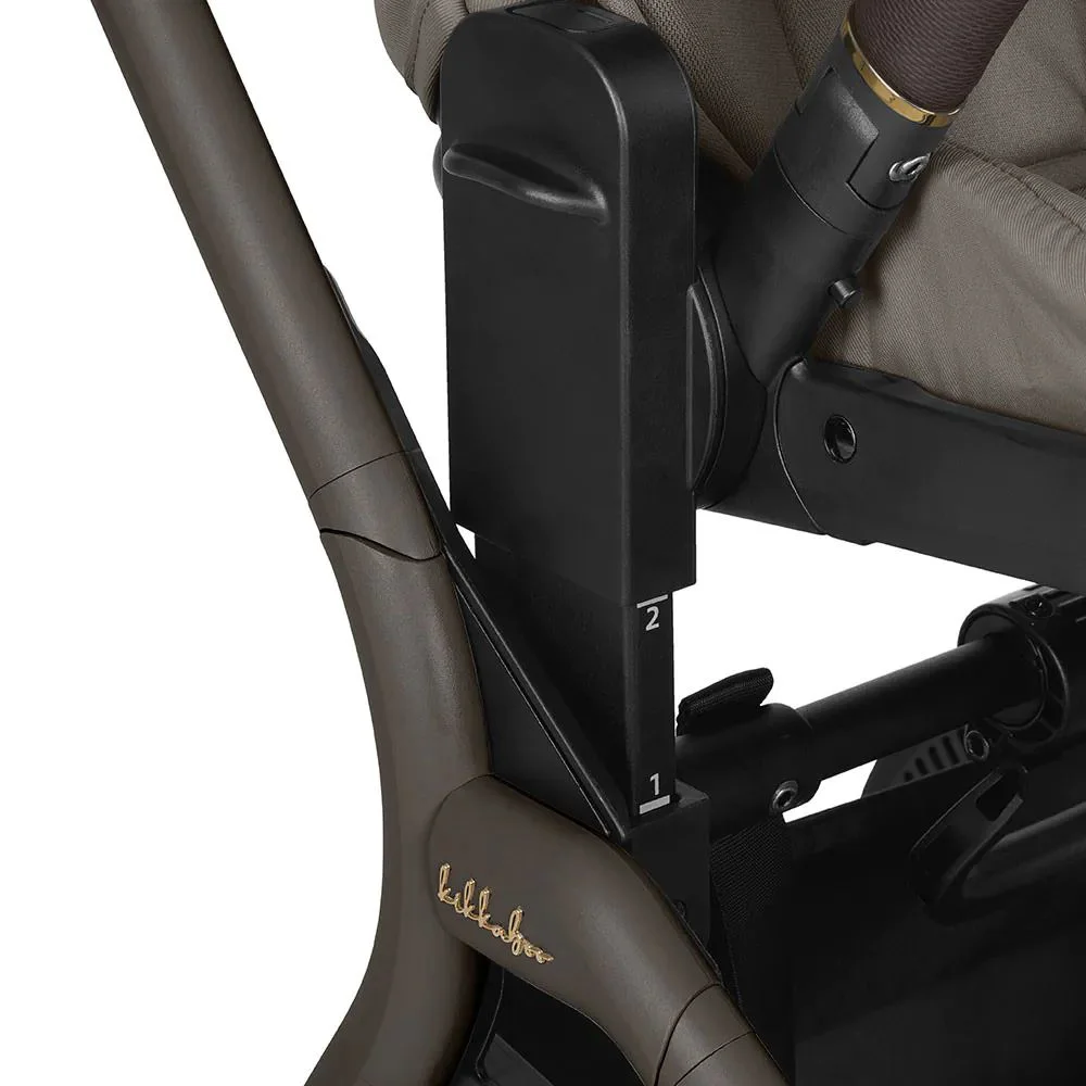 Carucior 2 in 1 KikkaBoo Goya Platinum Mocca foto