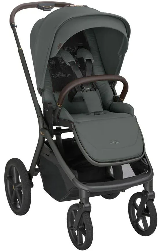 Carucior 2 in 1 KikkaBoo Goya Platinum Olive foto