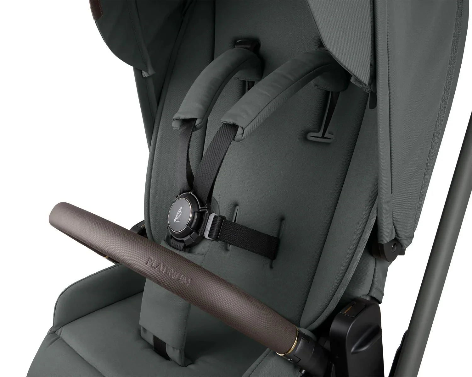 Carucior 2 in 1 KikkaBoo Goya Platinum Olive foto