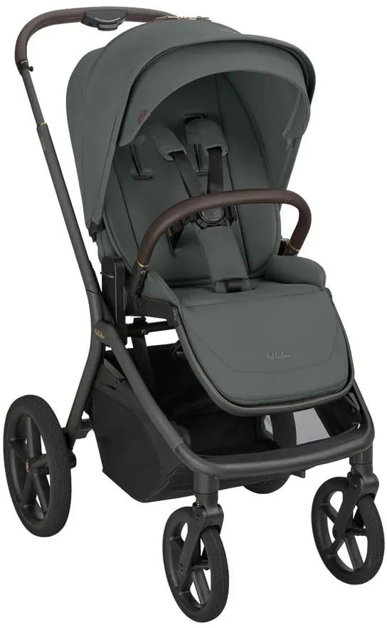 Carucior 2 in 1 KikkaBoo Goya Platinum Olive foto