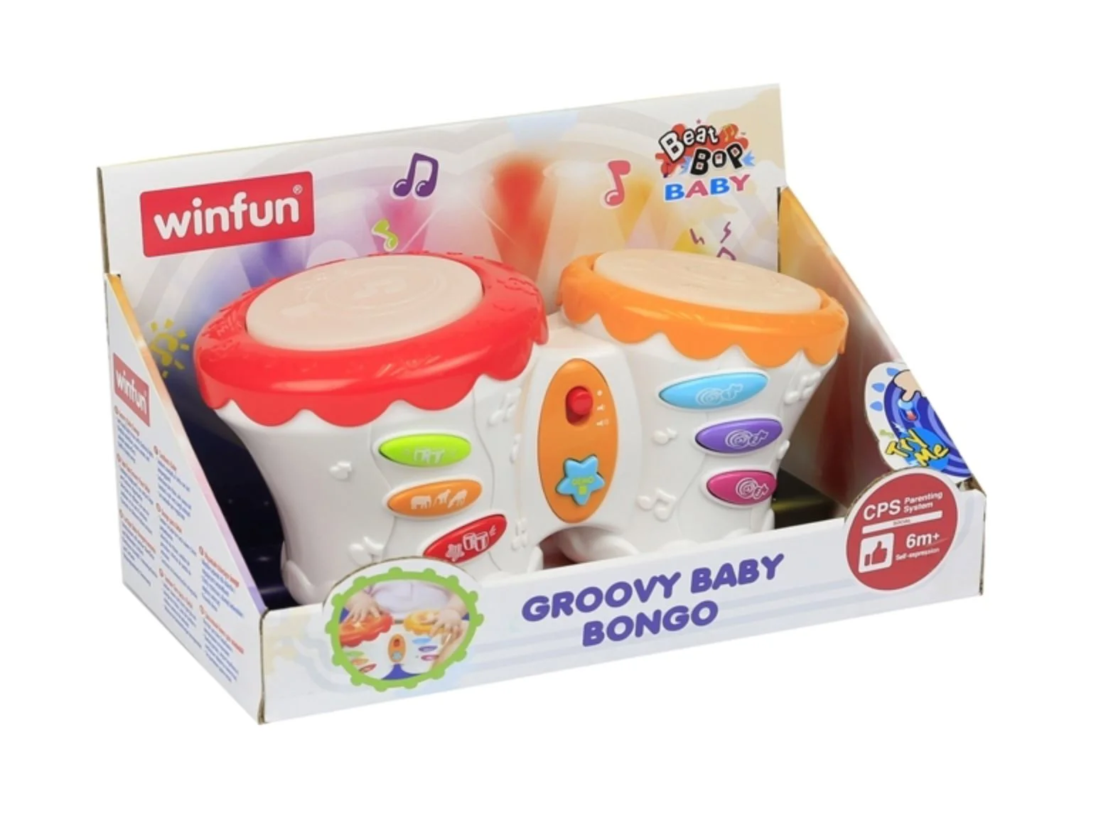 Музыкальная игрушка Winfun Бонго барабаны foto