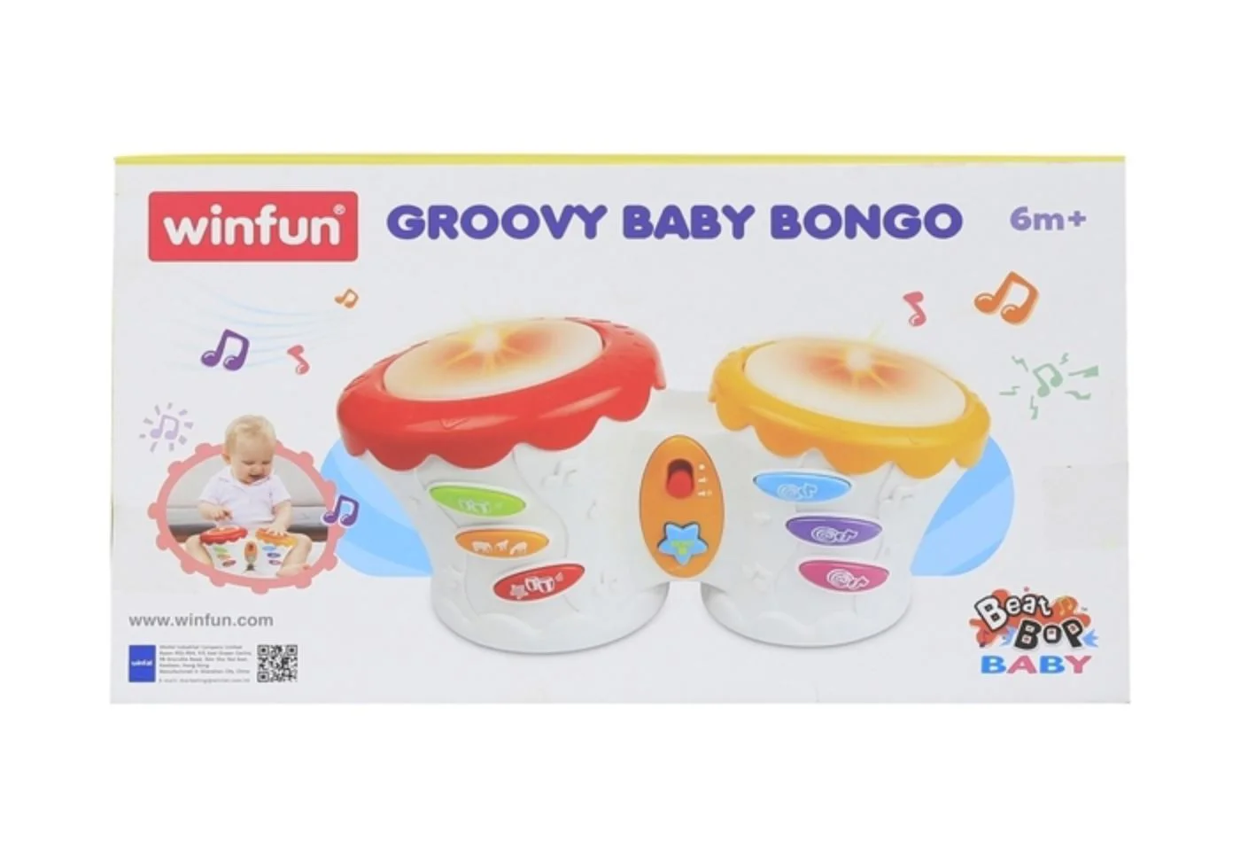 Музыкальная игрушка Winfun Бонго барабаны foto